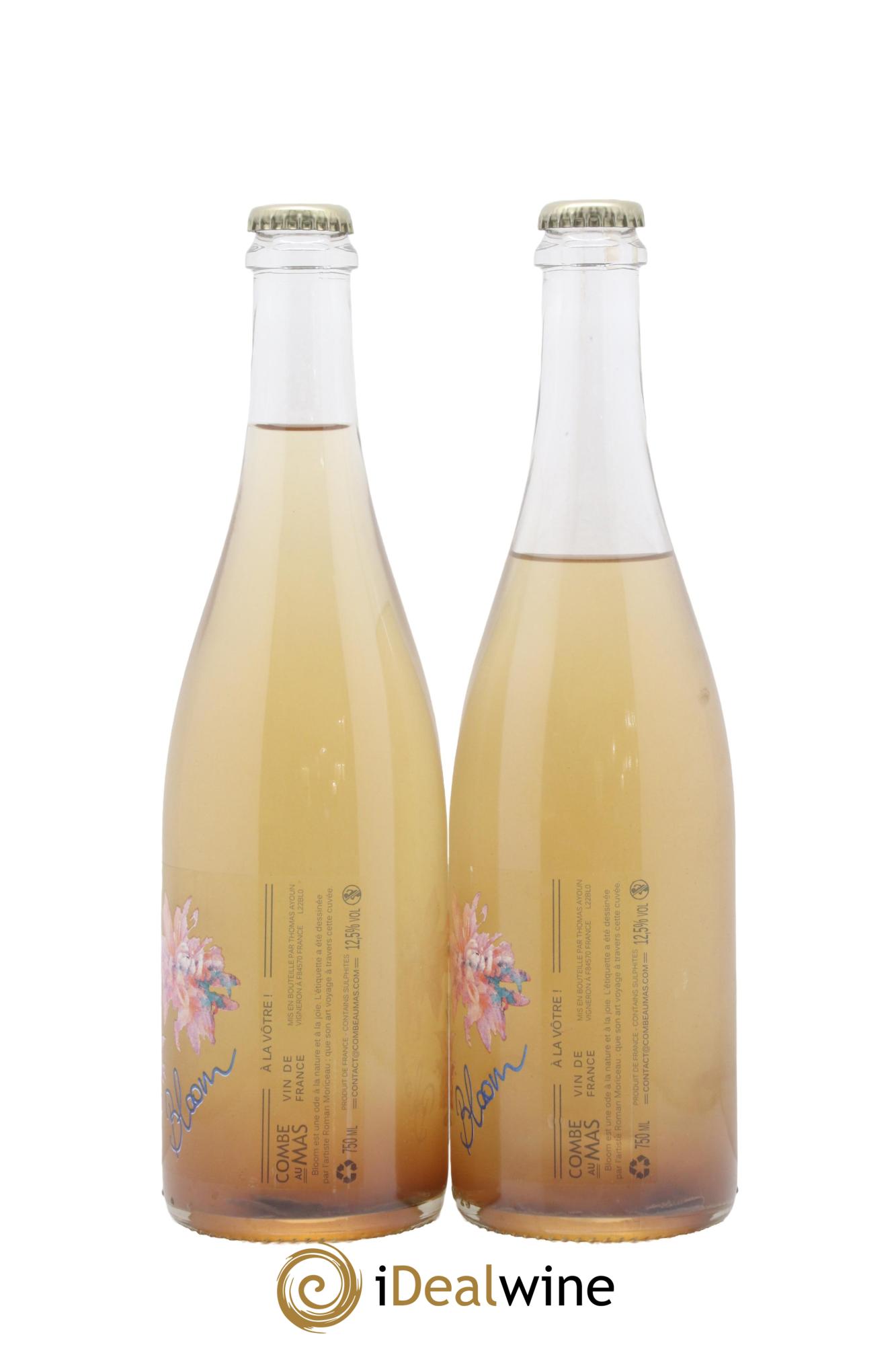 Vin de France Bloom Domaine de la Combe au Mas 2022 - Lot de 2 bouteilles - 1