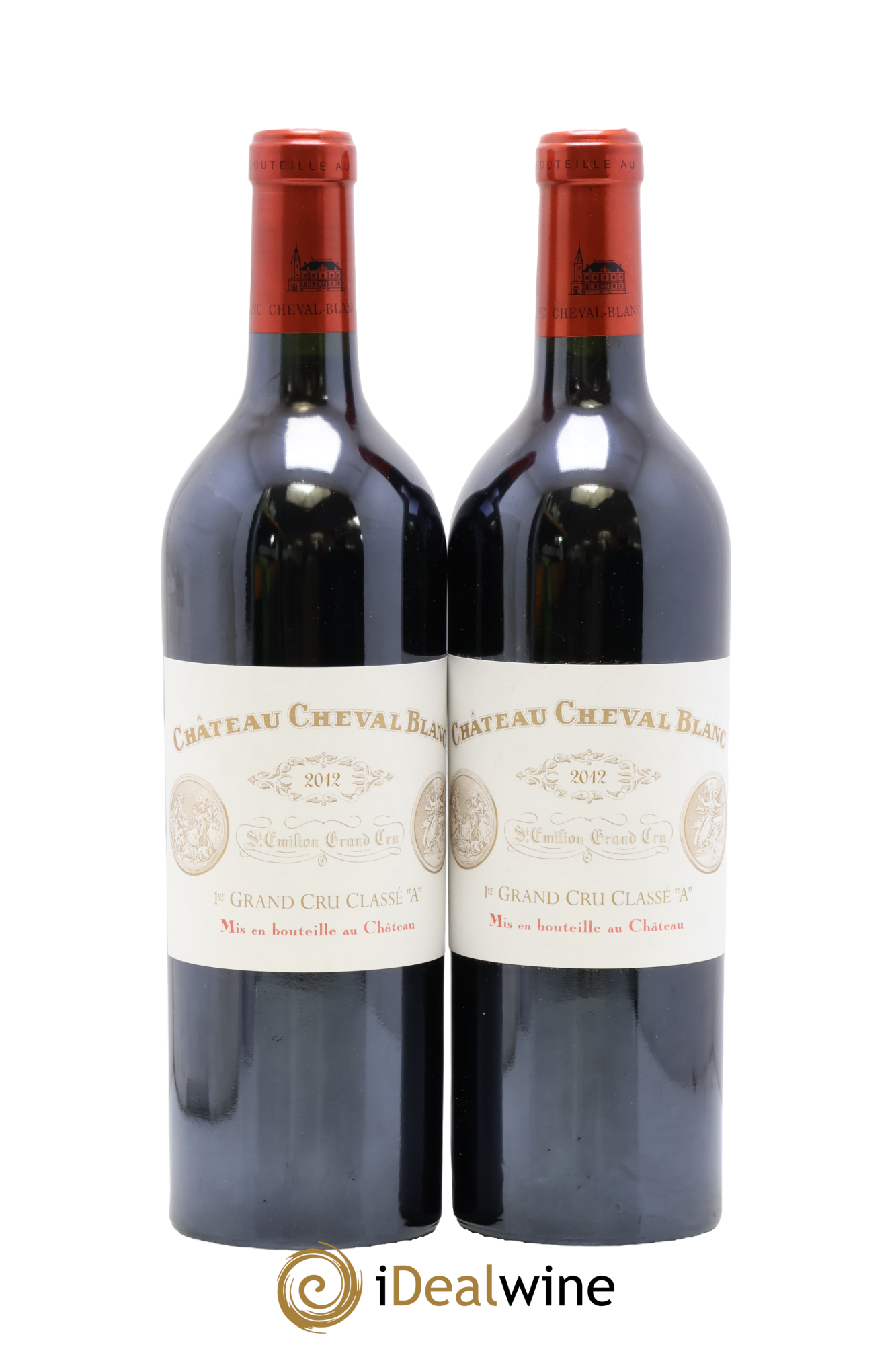 Château Cheval Blanc 1er Grand Cru Classé A 2012 - Lot of 2 bottles - 0