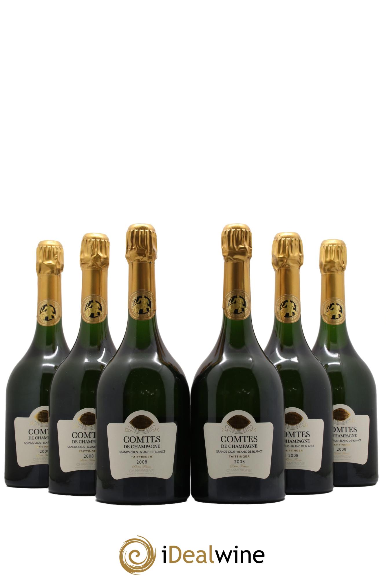 Comtes de Champagne Taittinger 2008 - Lot de 6 bouteilles - 0