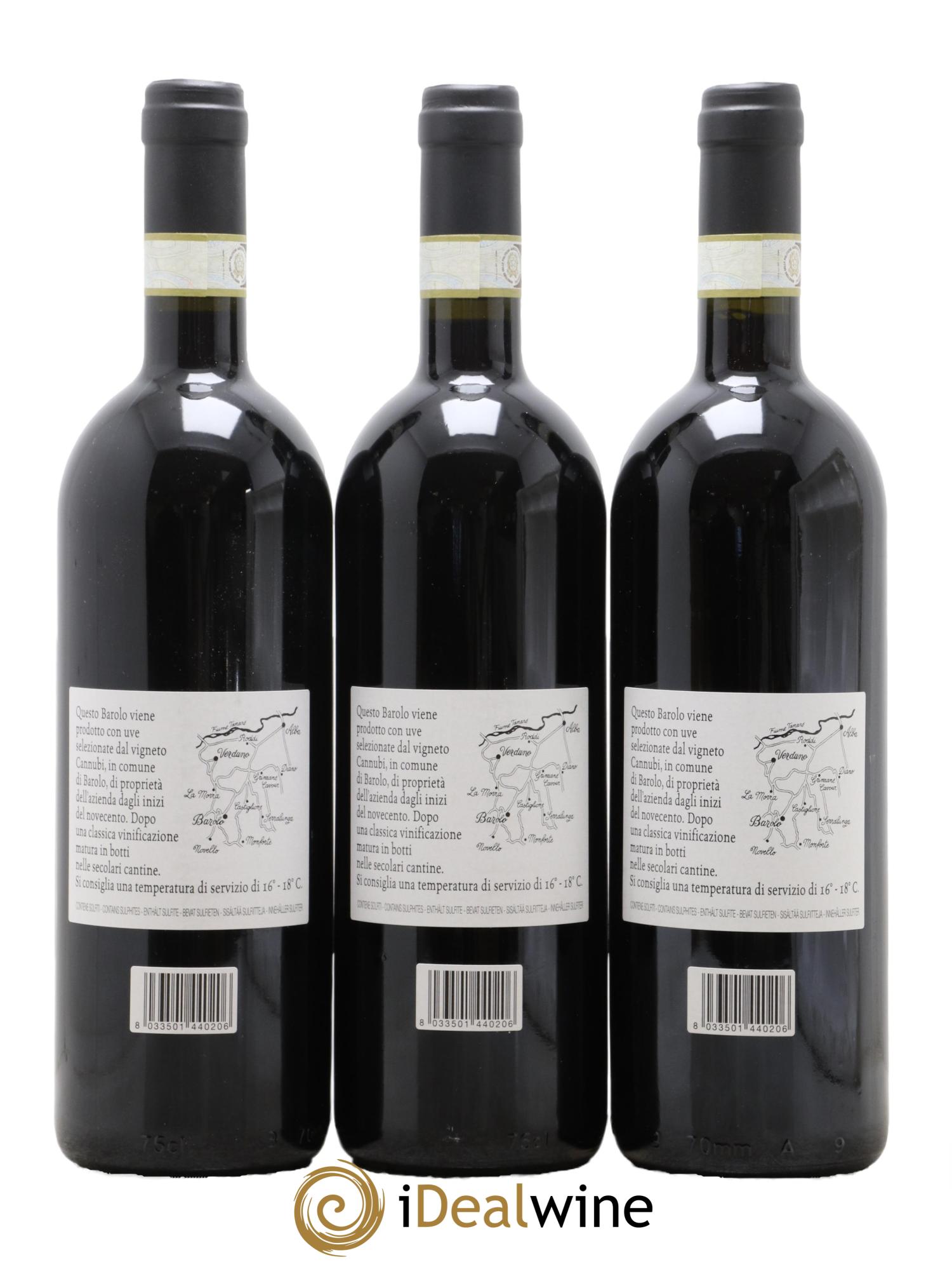 Barolo DOCG Cannubi Comm. Giovan Battista Burlotto 2015 - Lotto di 3 bottiglie - 1