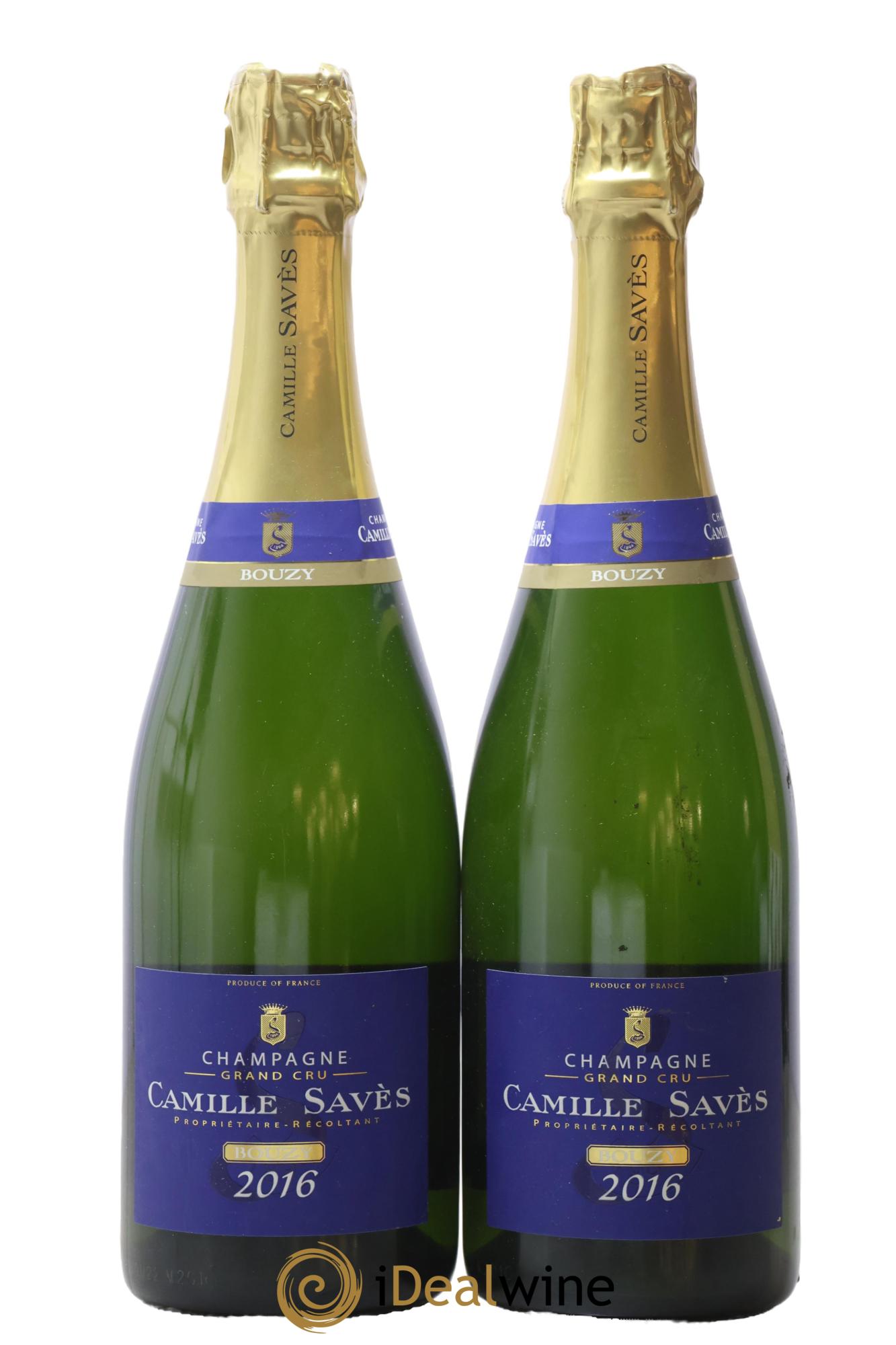 Champagne Millésime Camille Savès 2016 - Posten von 2 Flaschen - 0