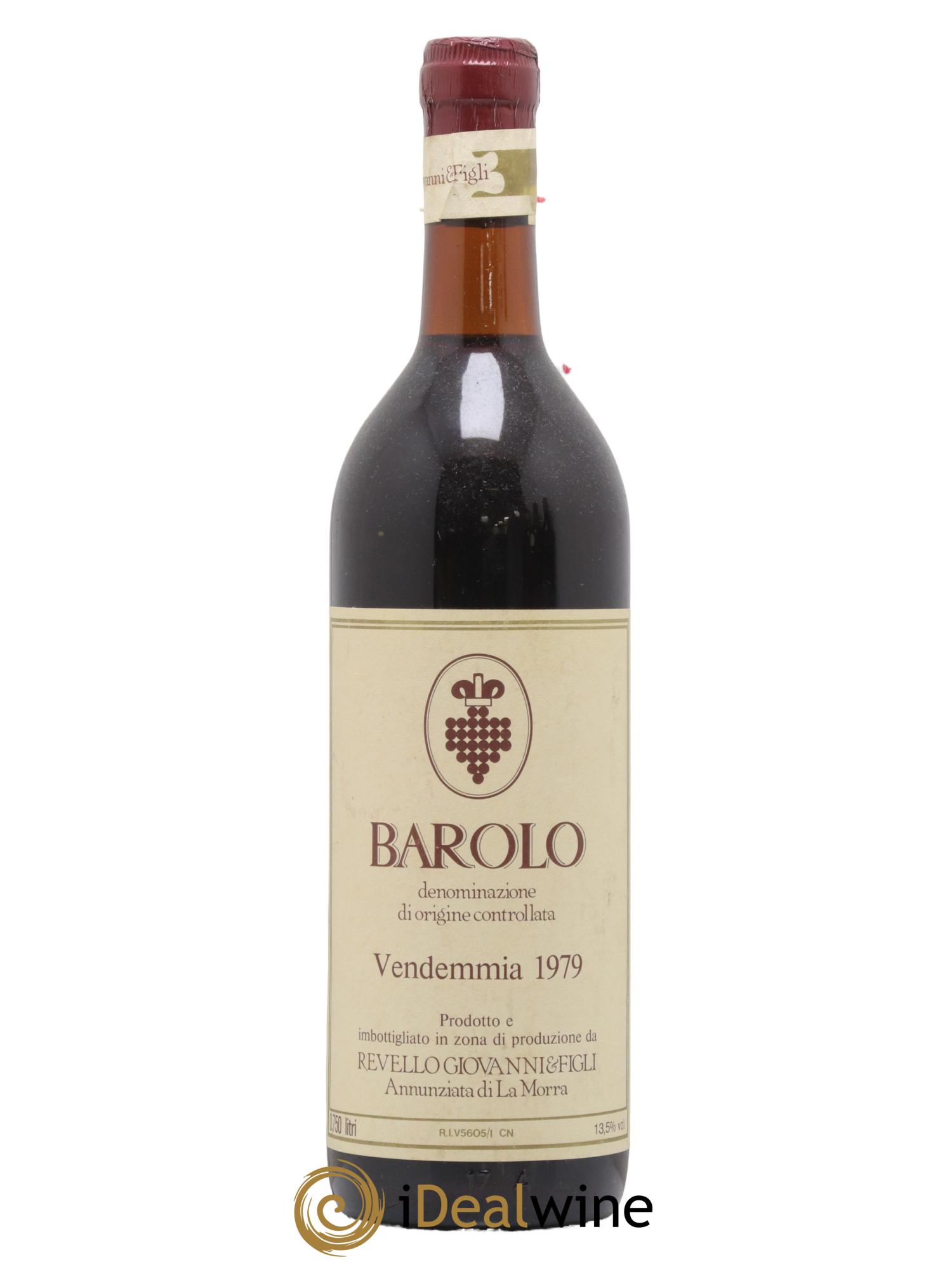 Barolo Revello Giovanni 1979 - Lot de 1 bouteille - 0