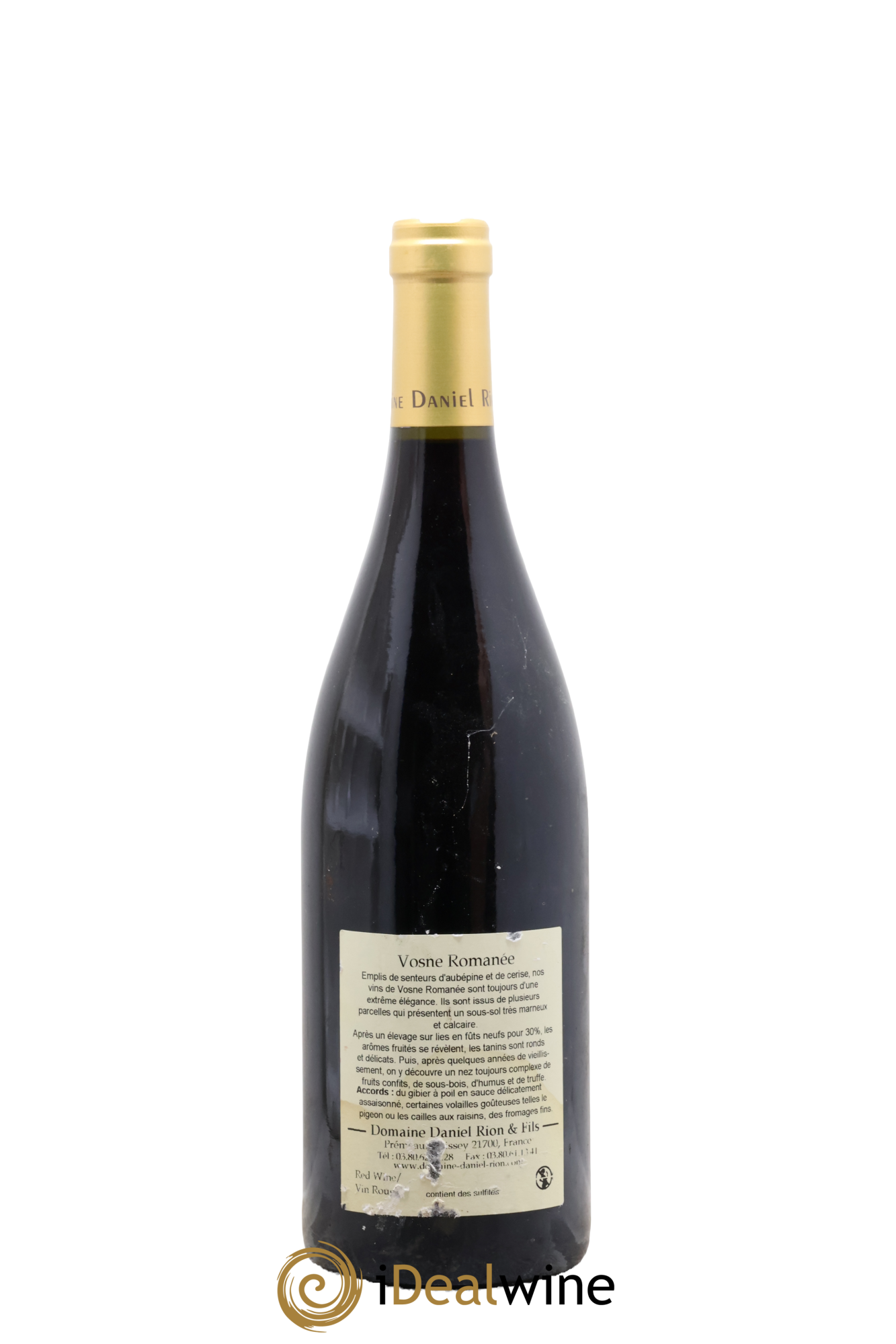 Vosne-Romanée Village Daniel Rion & Fils 2018 - Lot de 1 bouteille - 1