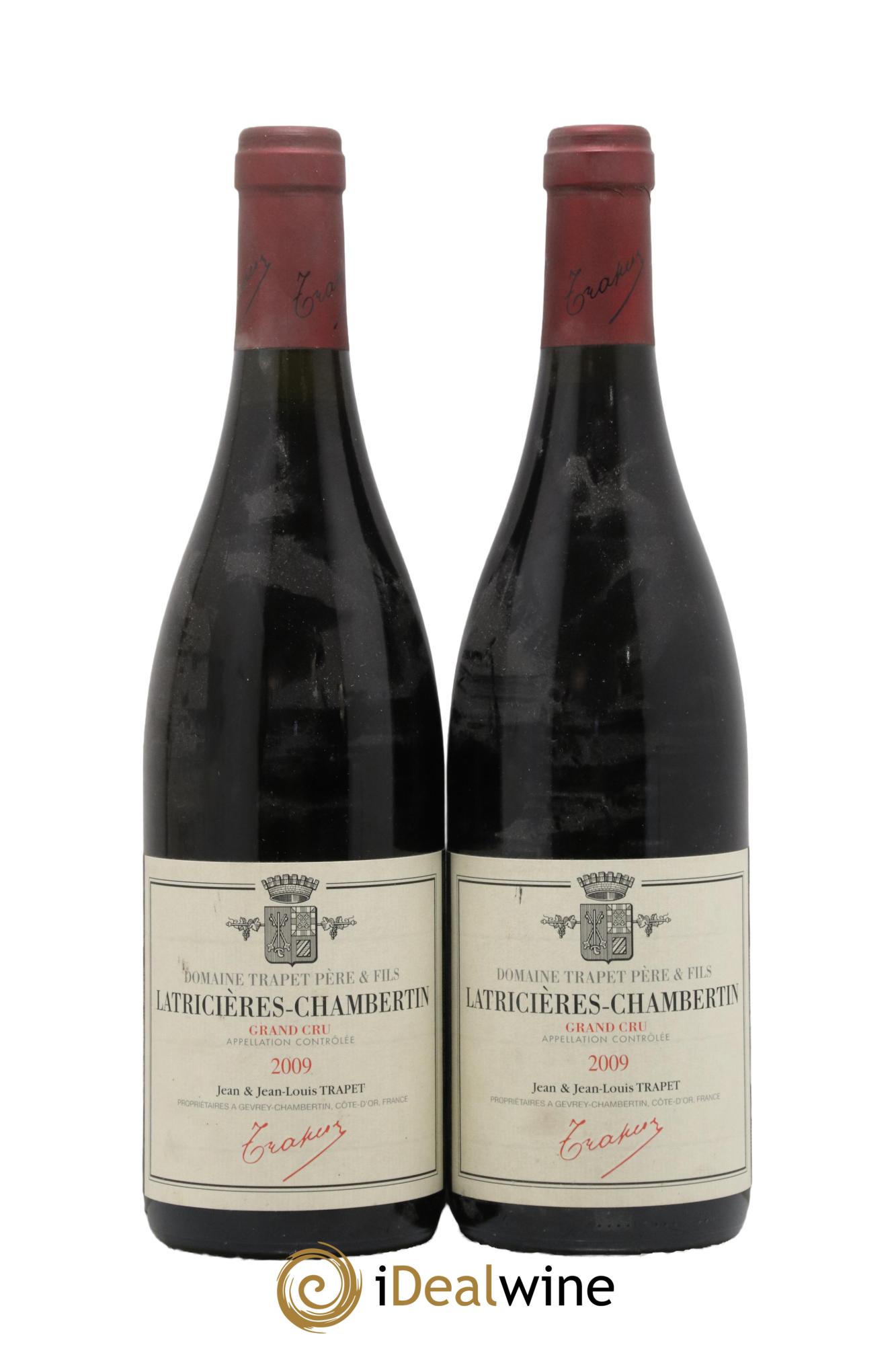 Latricières-Chambertin Grand Cru Domaine Trapet 2009 - Lot of 2 bottles - 0