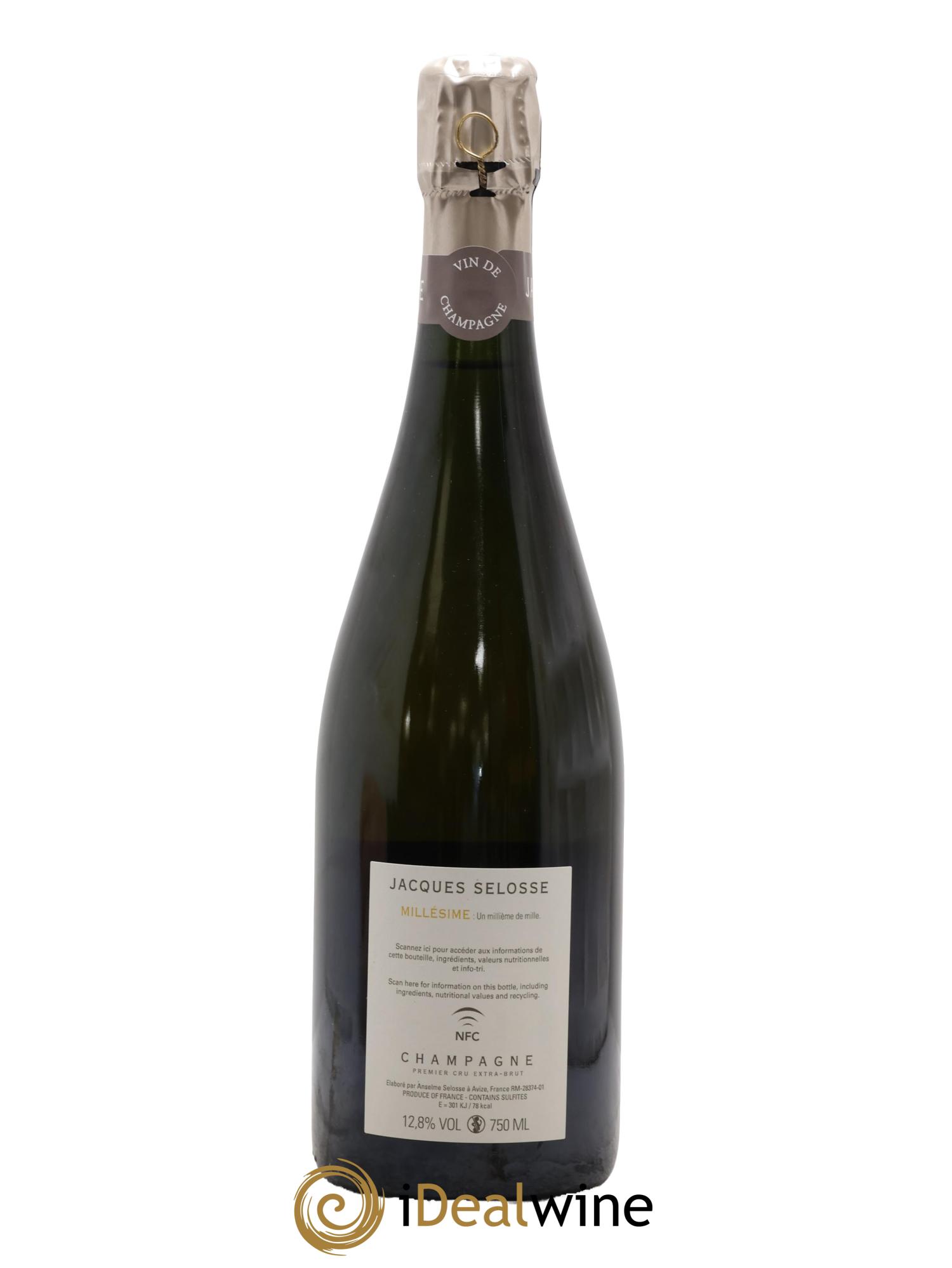 1er Cru Millésimé Extra-Brut Jacques Selosse 2013 - Lot de 1 bouteille - 1