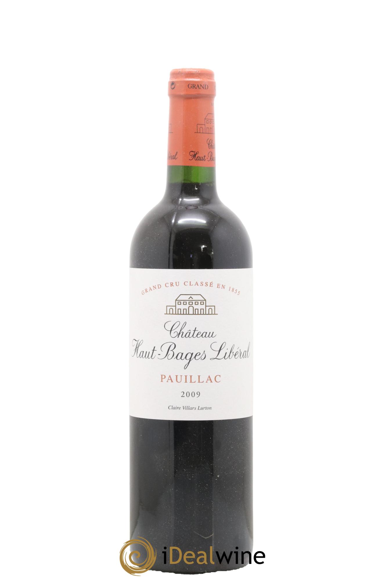 Château Haut Bages Libéral 5ème Grand Cru Classé 2009 - Lot de 1 bouteille - 0
