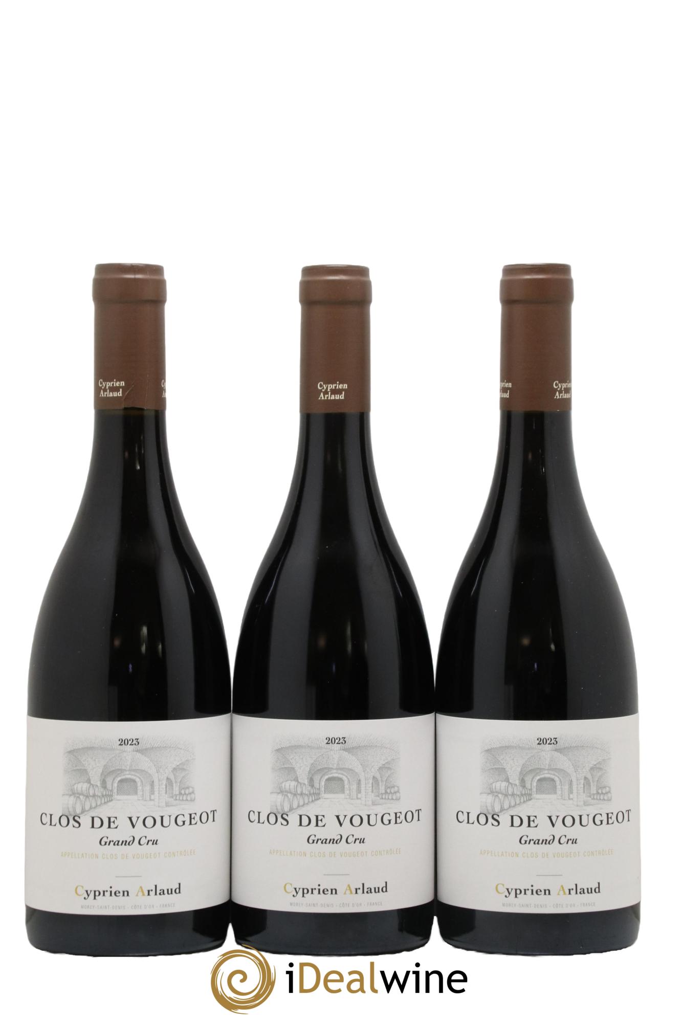 Clos de Vougeot Grand Cru Cyprien Arlaud 2023 - Posten von 3 Flaschen - 0