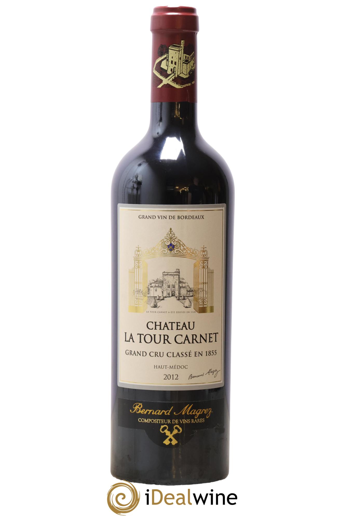 Château la Tour Carnet 4ème Grand Cru Classé 2012 - Posten von 1 Flasche - 0