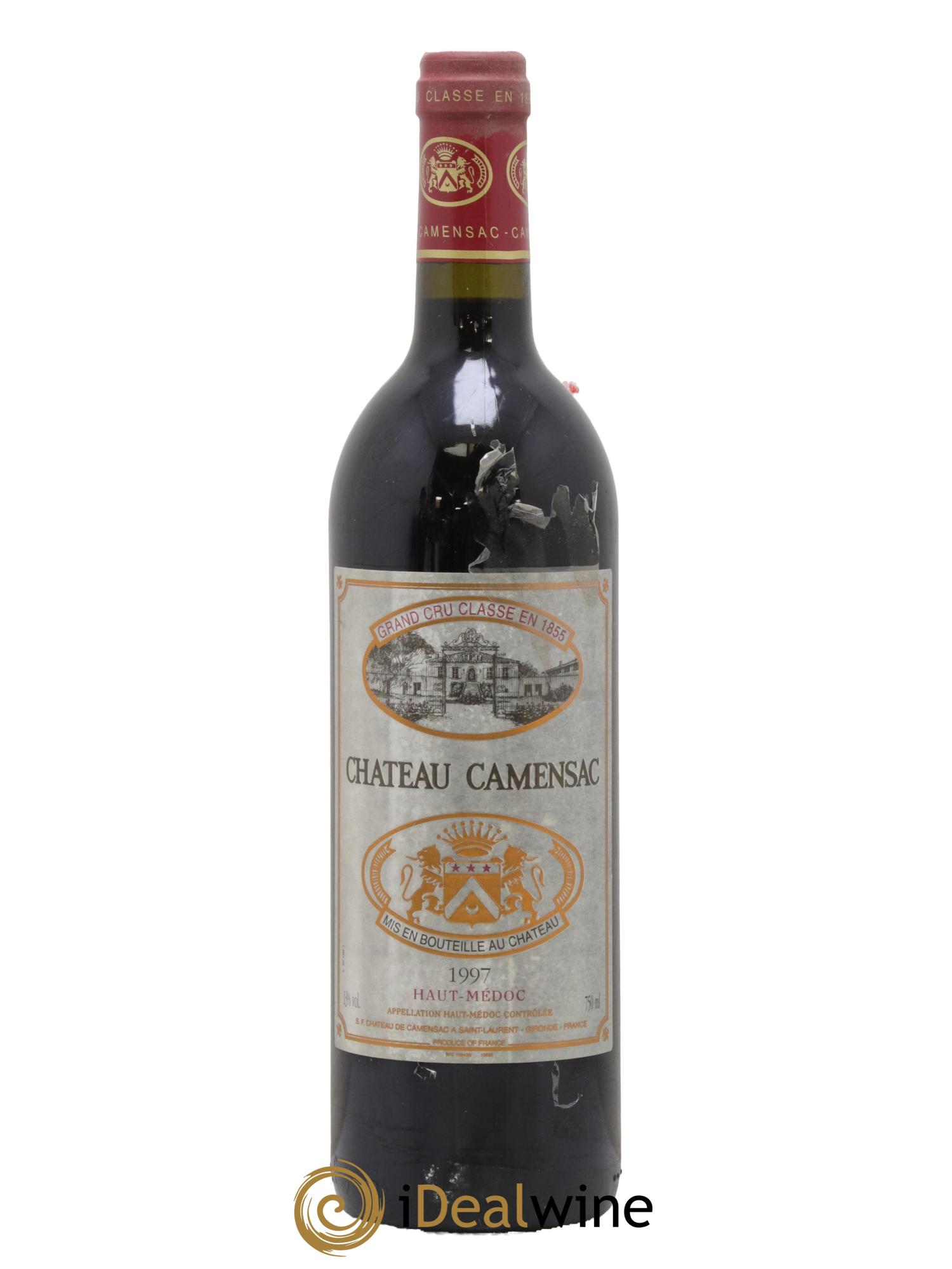 Château Camensac 5ème Grand Cru Classé 1997 - Lot de 1 bouteille - 0