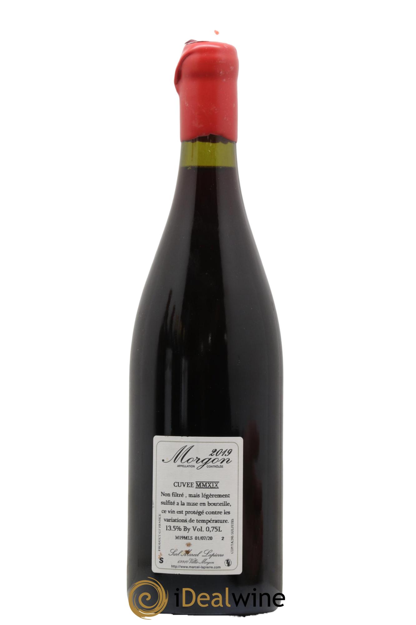 Morgon Cuvée Marcel Lapierre Marcel Lapierre (Domaine) 2019 - Lot de 1 bouteille - 1