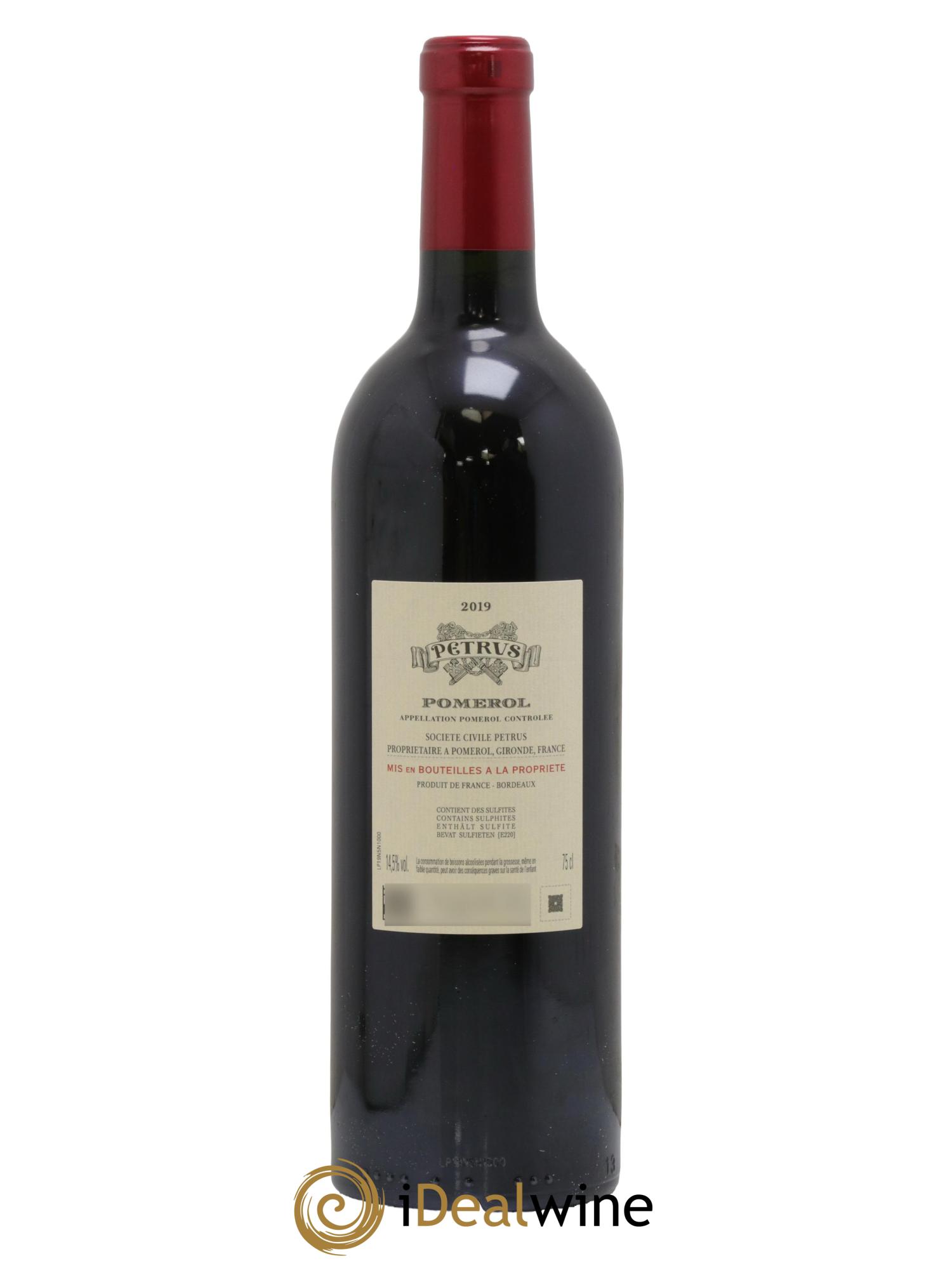 Petrus  2019 - Lot de 1 bouteille - 1