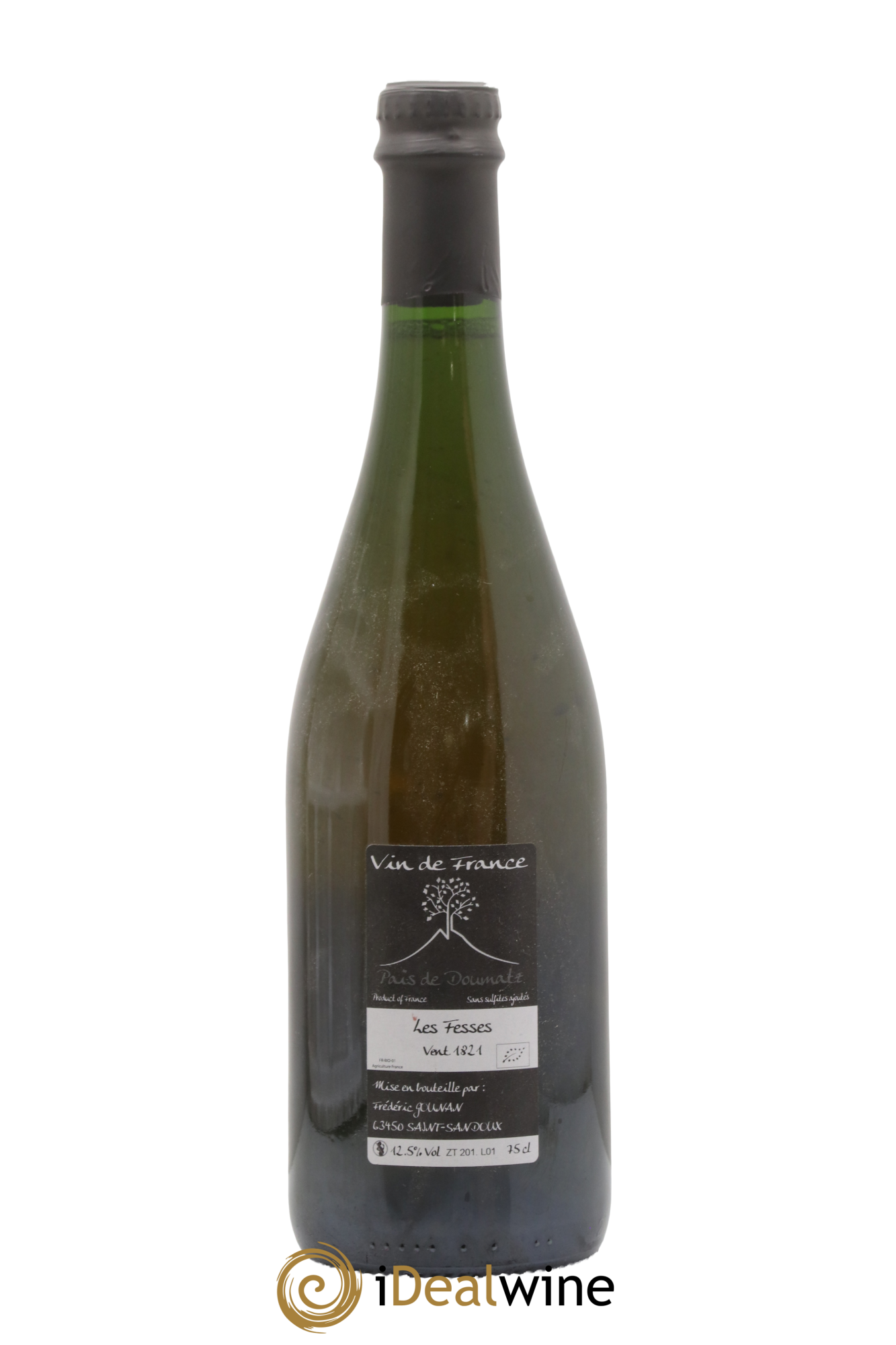 Vin de France Les Fesses Vignoble de l'Arbre Blanc 2018 - Lot de 1 bouteille - 1