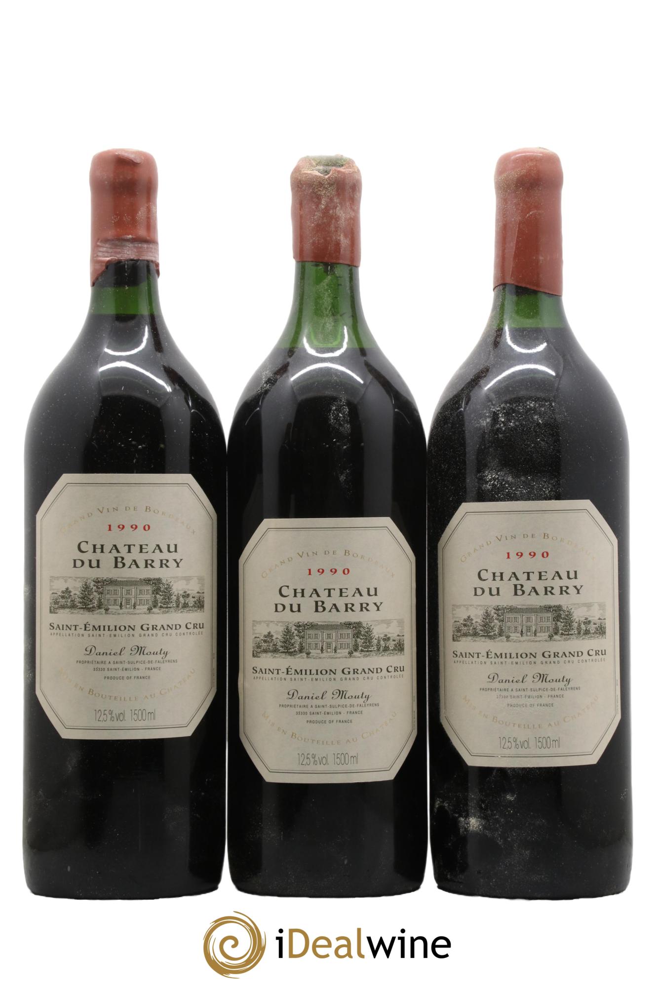 Saint-Émilion Grand Cru Château du Barry 1990 - Lot de 6 magnums - 1