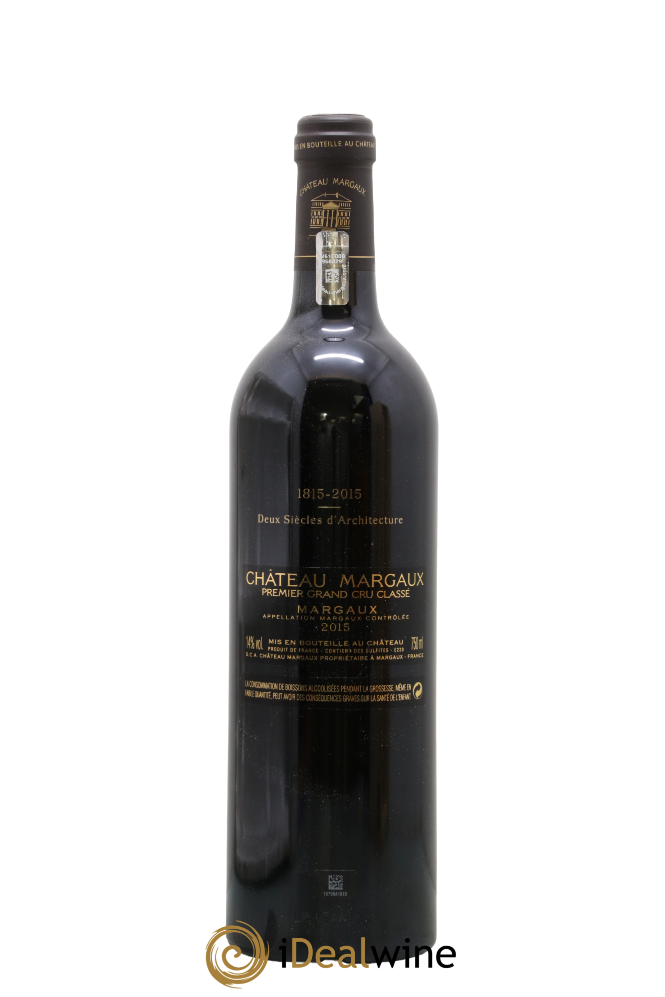 Château Margaux 1er Grand Cru Classé 2015 - Lot of 1 bottle - 2