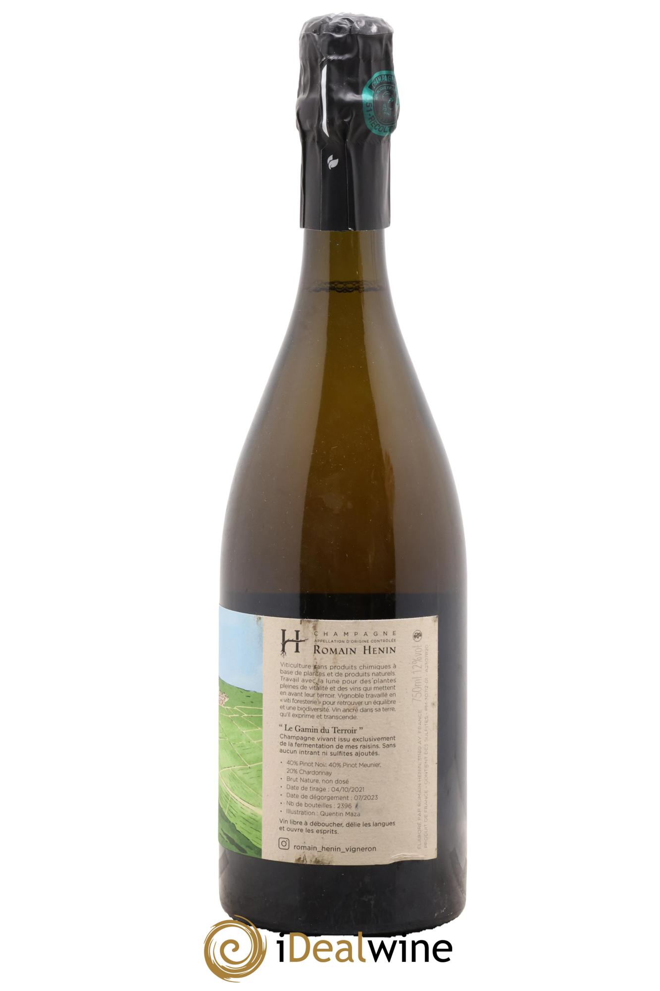 Gamin du Terroir Romain Henin - Lot of 1 bottle - 1