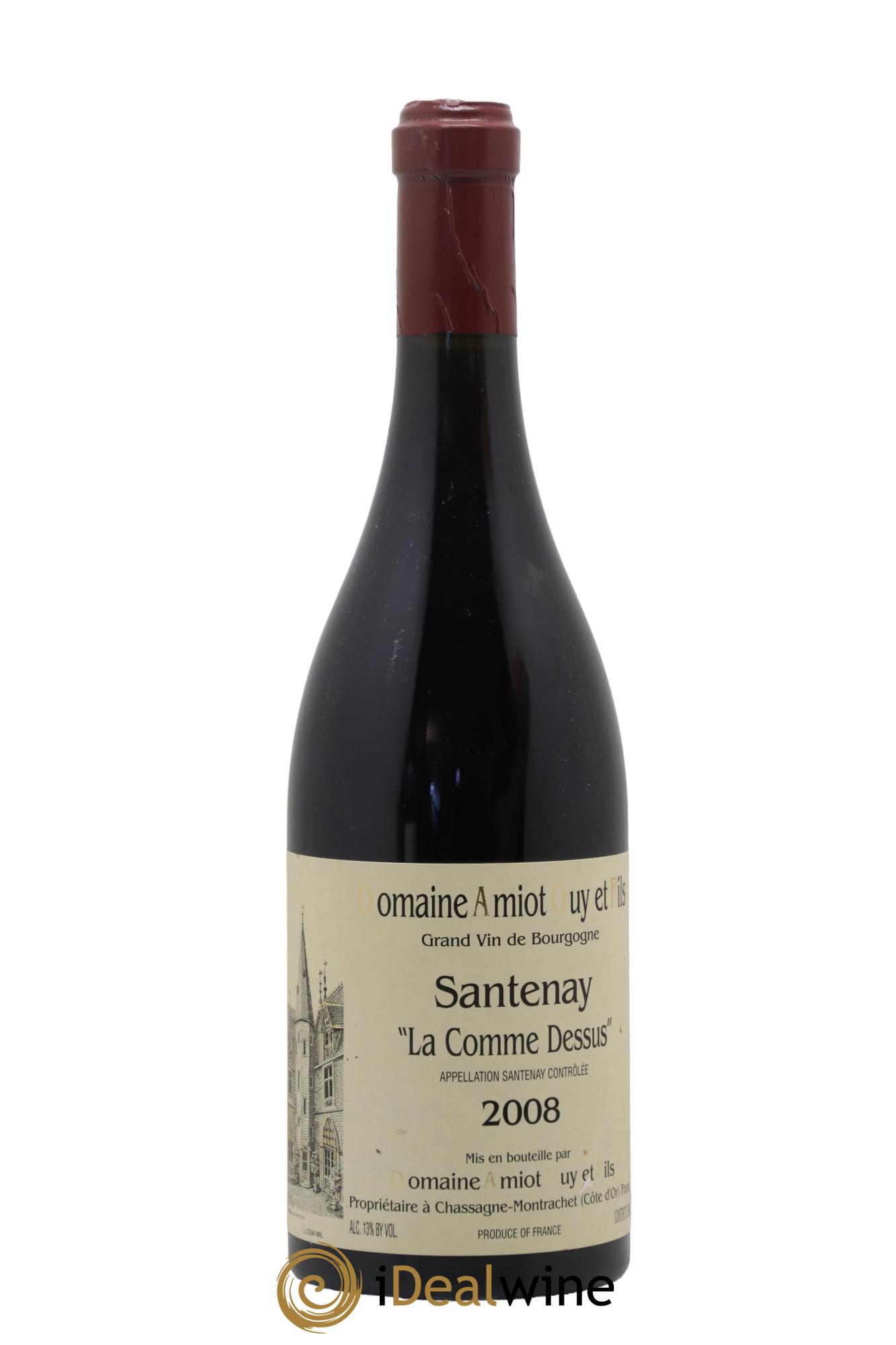 Santenay 1er Cru Commes Dessus Domaine Guy Et Thierry Amiot 2008 - Lot de 1 bouteille - 0