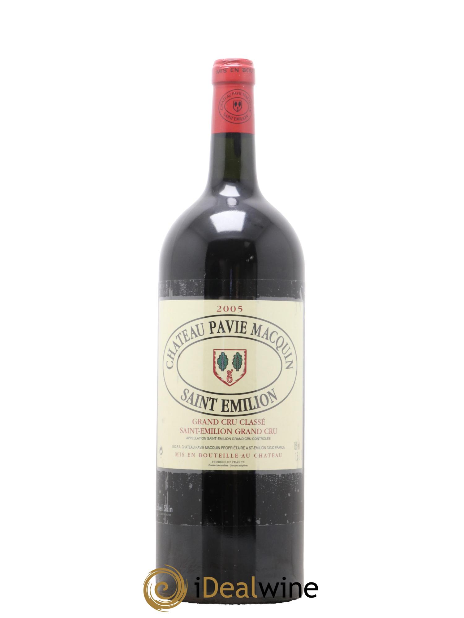 Château Pavie Macquin 1er Grand Cru Classé B 2005 - Lot de 1 magnum - 0