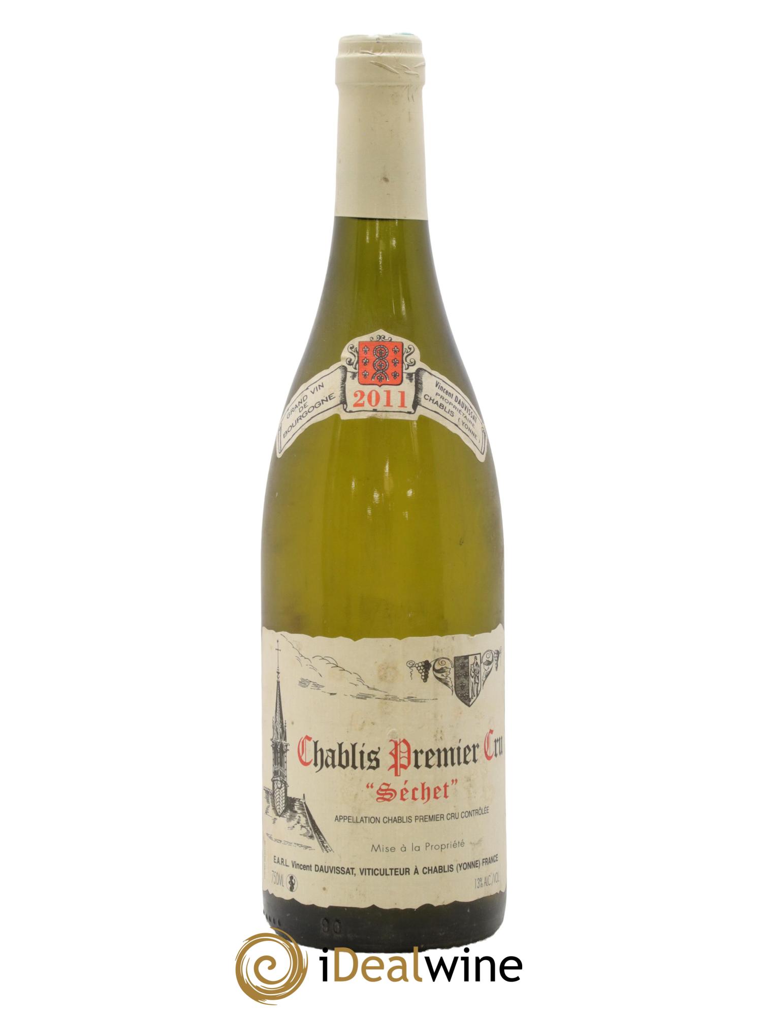 Chablis 1er Cru Séchet Vincent Dauvissat (Domaine) 2011 - Lot of 1 bottle - 0