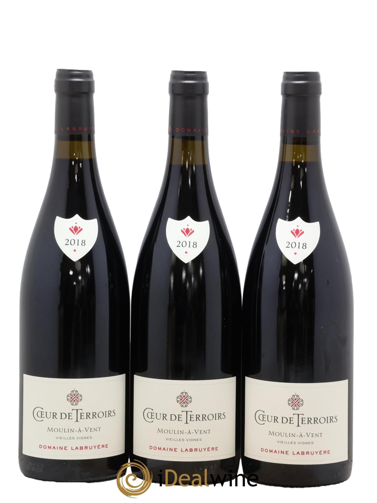 Moulin à Vent Vieilles Vignes Coeur de terroir Domaine Labruyère 2018 - Posten von 3 Flaschen - 0