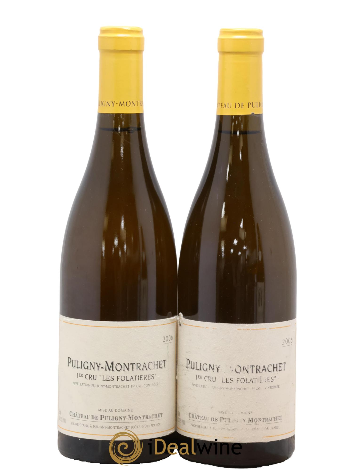 Puligny-Montrachet 1er Cru Les Folatières Château de Puligny-Montrachet 2006 - Lot de 2 bouteilles - 0