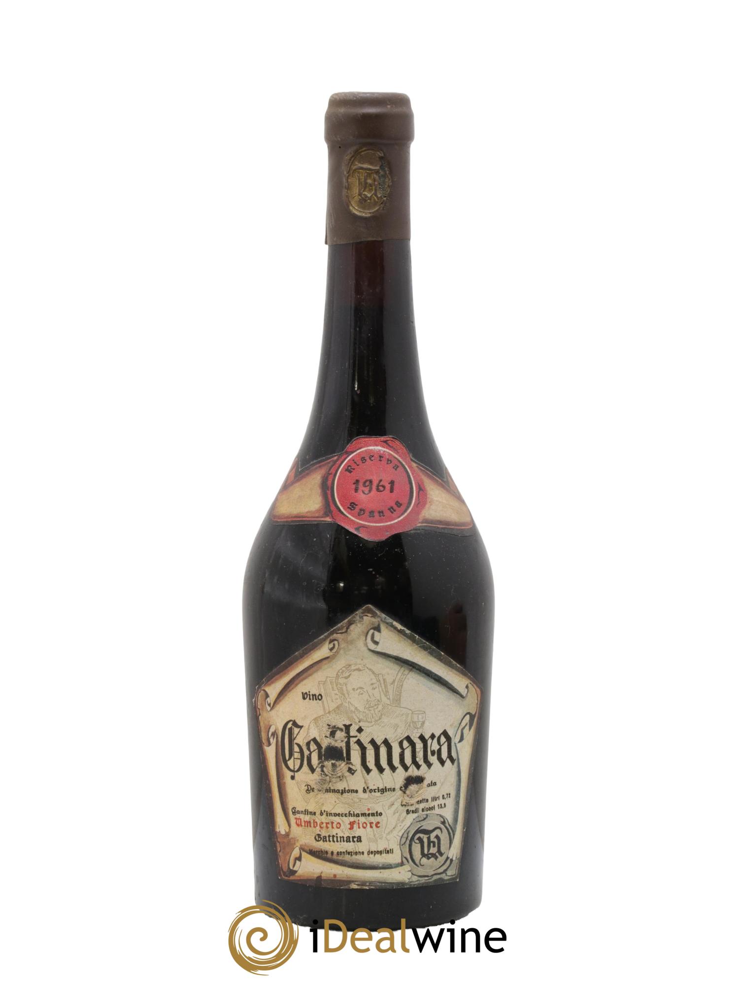 Gattinara DOCG Riserva Umberto Fiore 1961 - Posten von 1 Flasche - 0