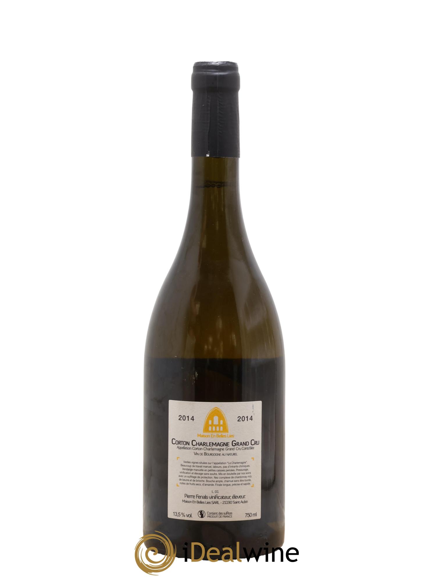Corton-Charlemagne Grand Cru Maison En Belles Lies 2014 - Posten von 1 Flasche - 1