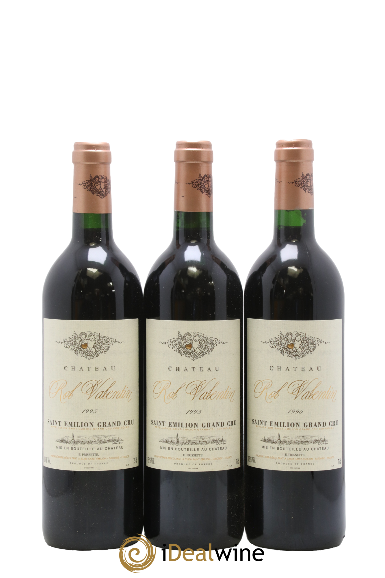 Château Rol Valentin Grand Cru Classé 1995 - Lot of 3 bottles - 0