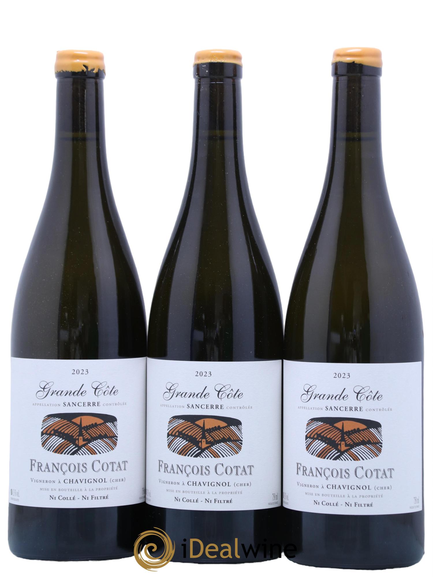 Sancerre La Grande Côte François Cotat 2023 - Lot de 3 bouteilles - 0