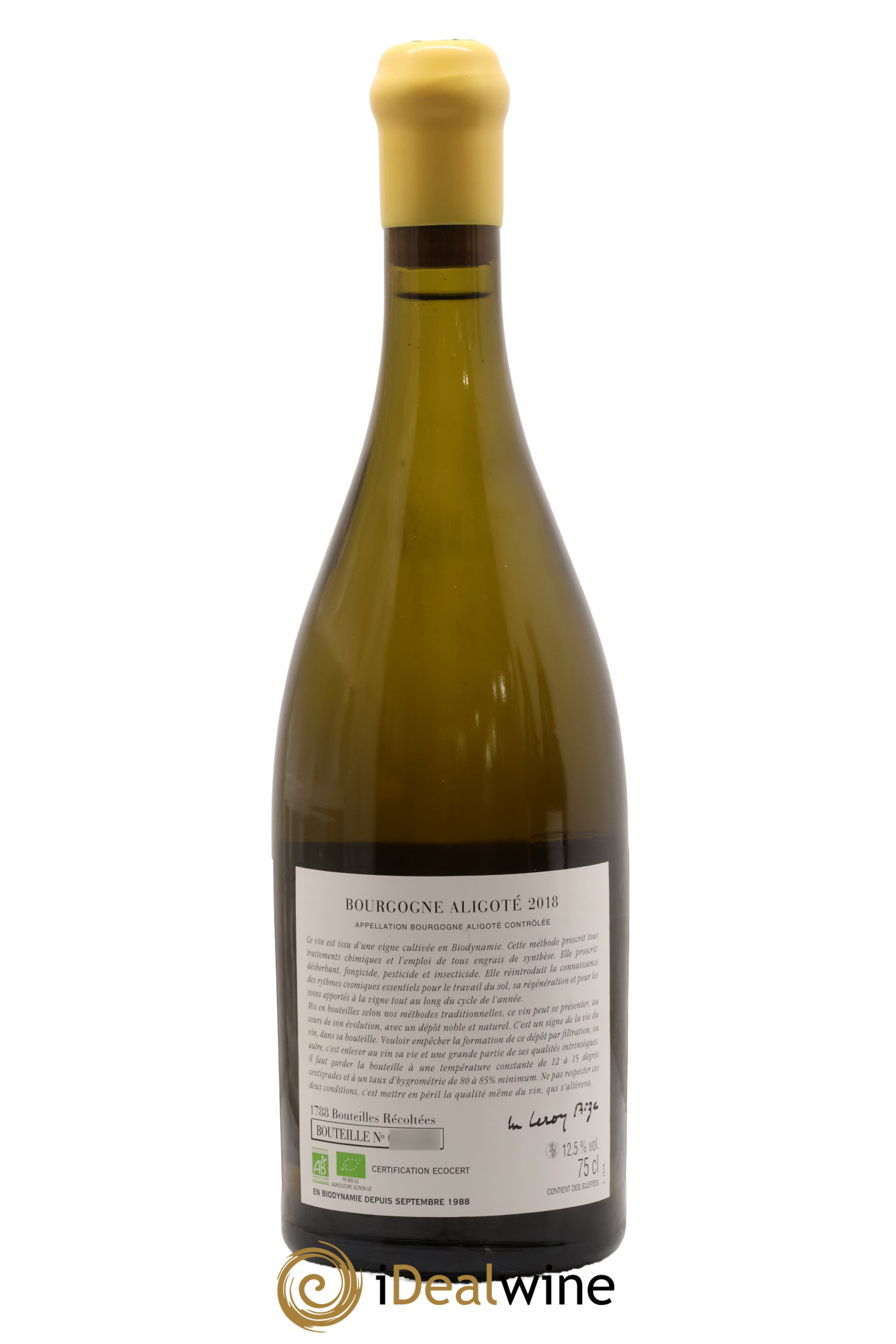Bourgogne Aligoté Sous Chatelet d'Auvenay (Domaine) 2018 - Lot of 1 bottle - 1