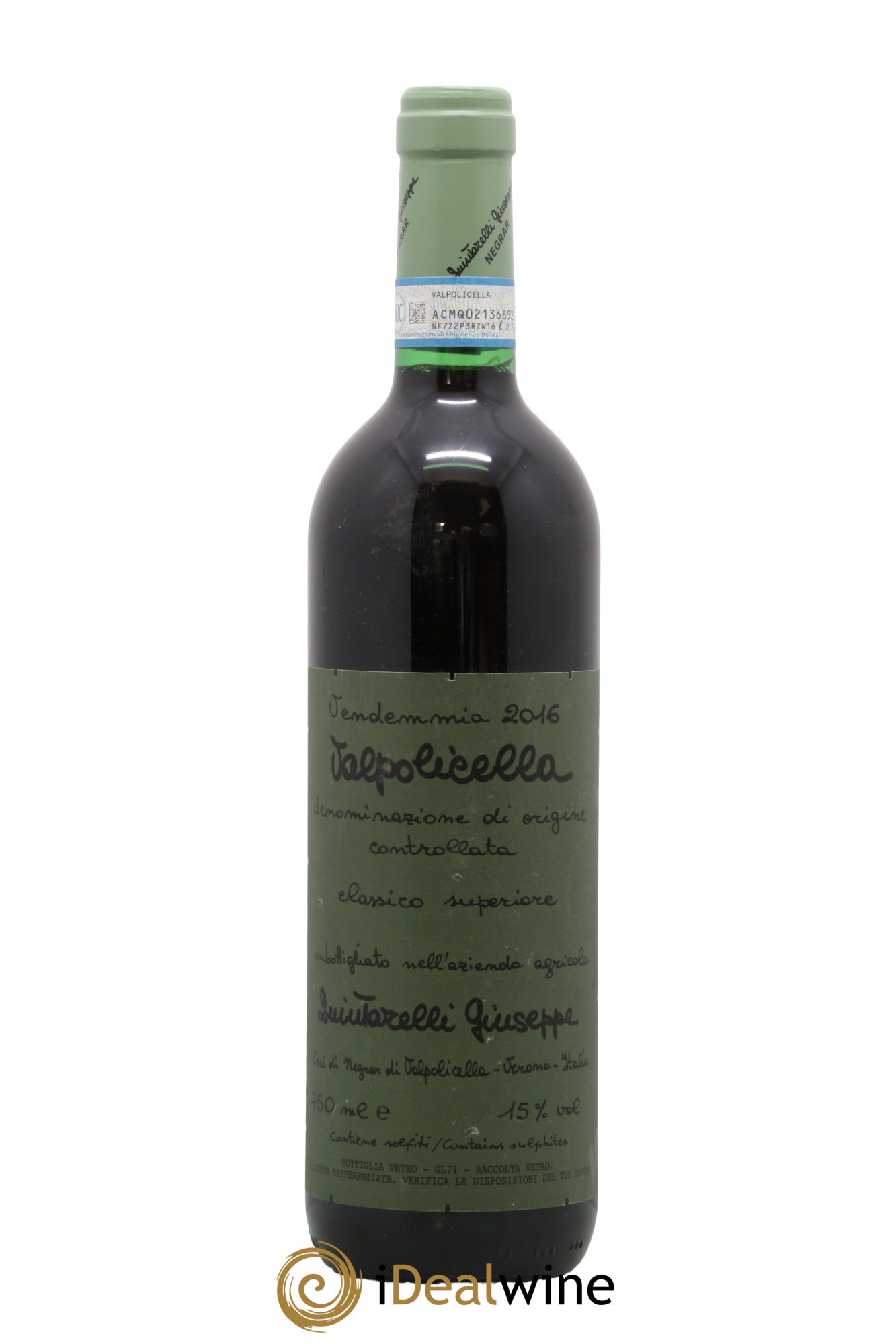 Italie Valpolicella Quintarelli Giuseppe 2016 - Lot de 1 bouteille - 0