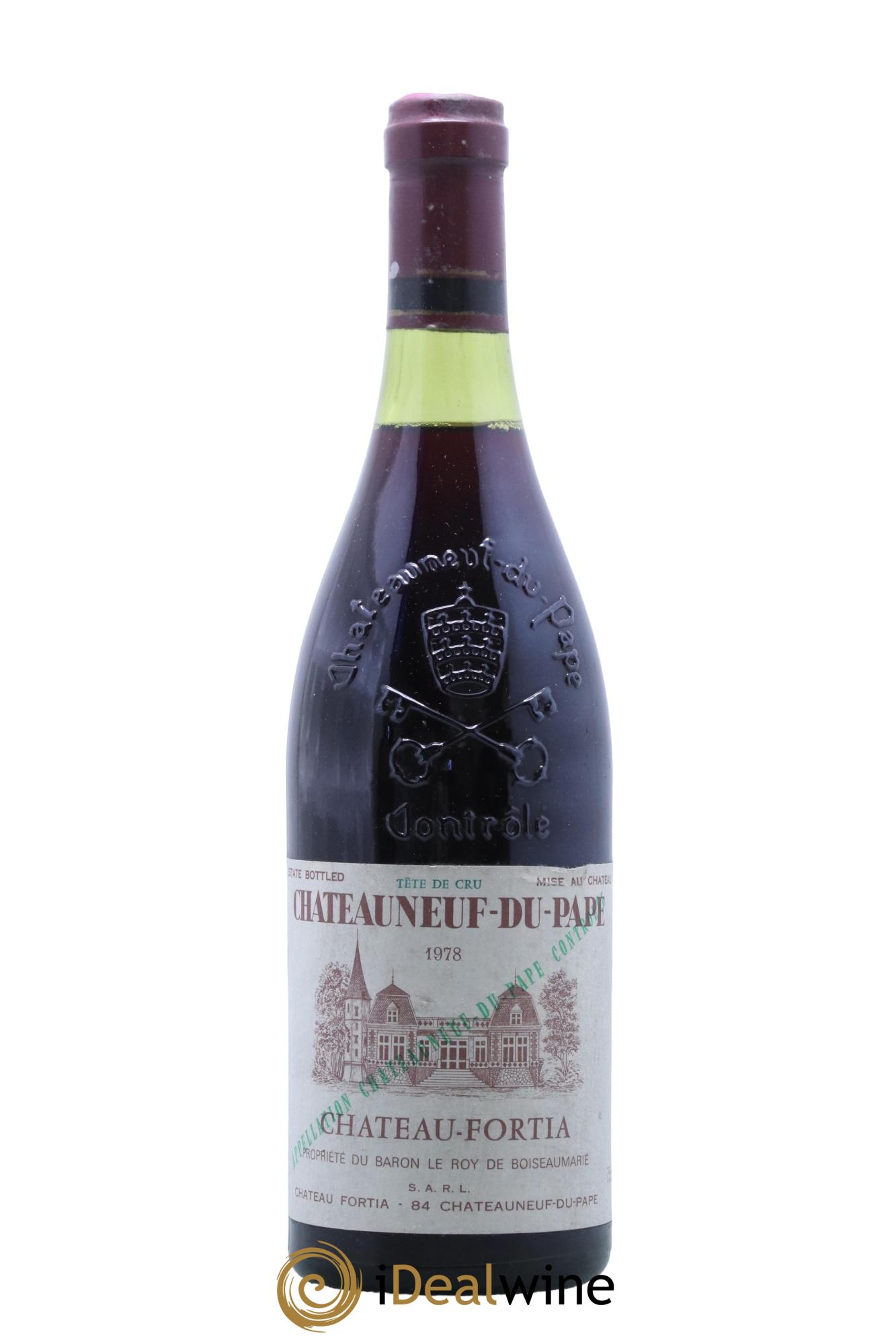 Châteauneuf-du-Pape Château Fortia 1978 - Lot de 1 bouteille - 0