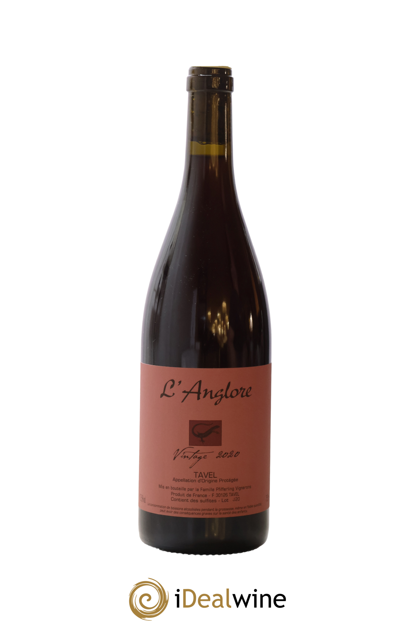 Tavel Vintage L'Anglore 2020 - Lot de 1 bouteille - 0
