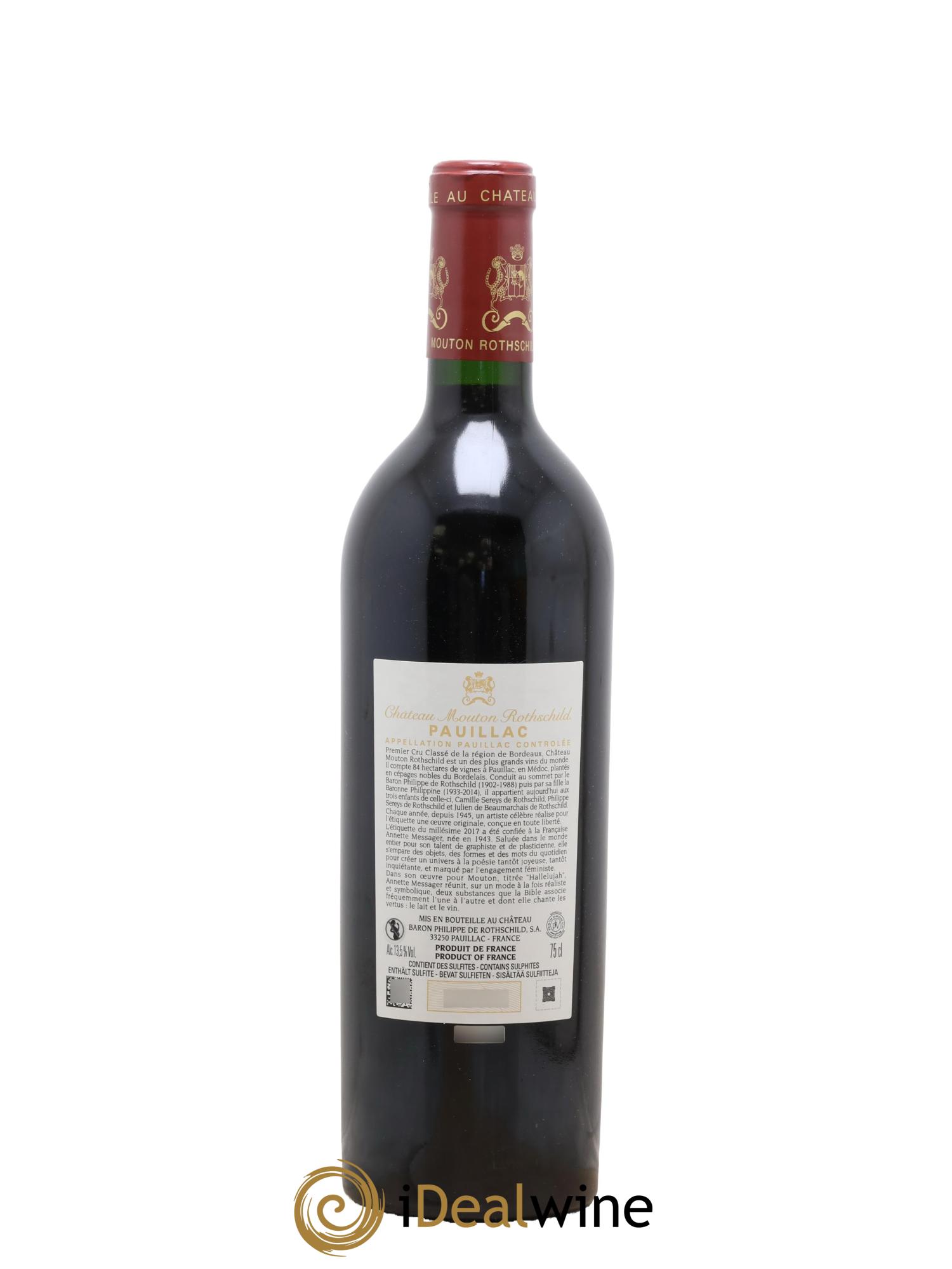 Château Mouton Rothschild 1er Grand Cru Classé 2017 - Lotto di 1 bottiglia - 1