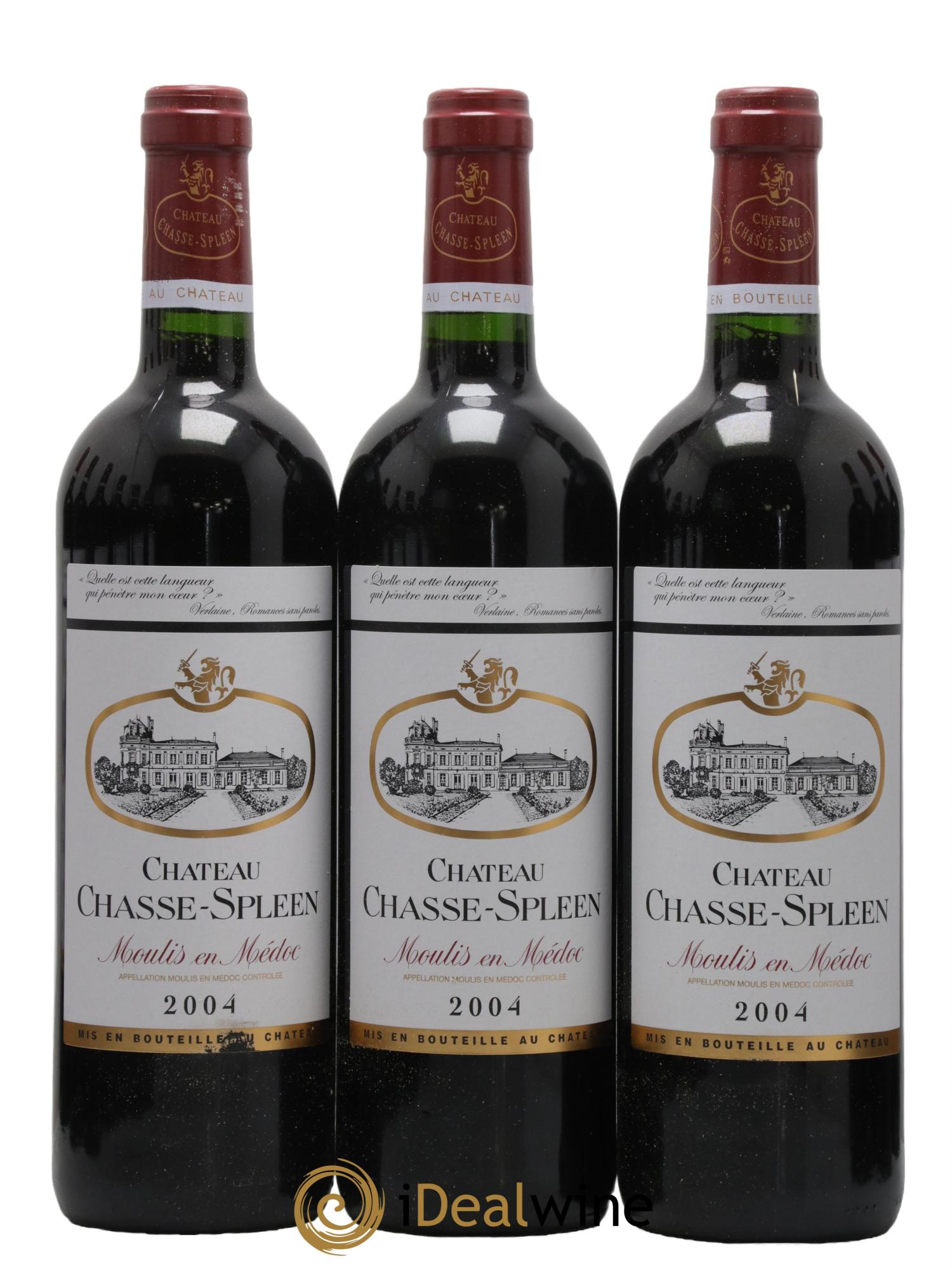 Château Chasse Spleen 2004 - Lot de 12 bouteilles - 4