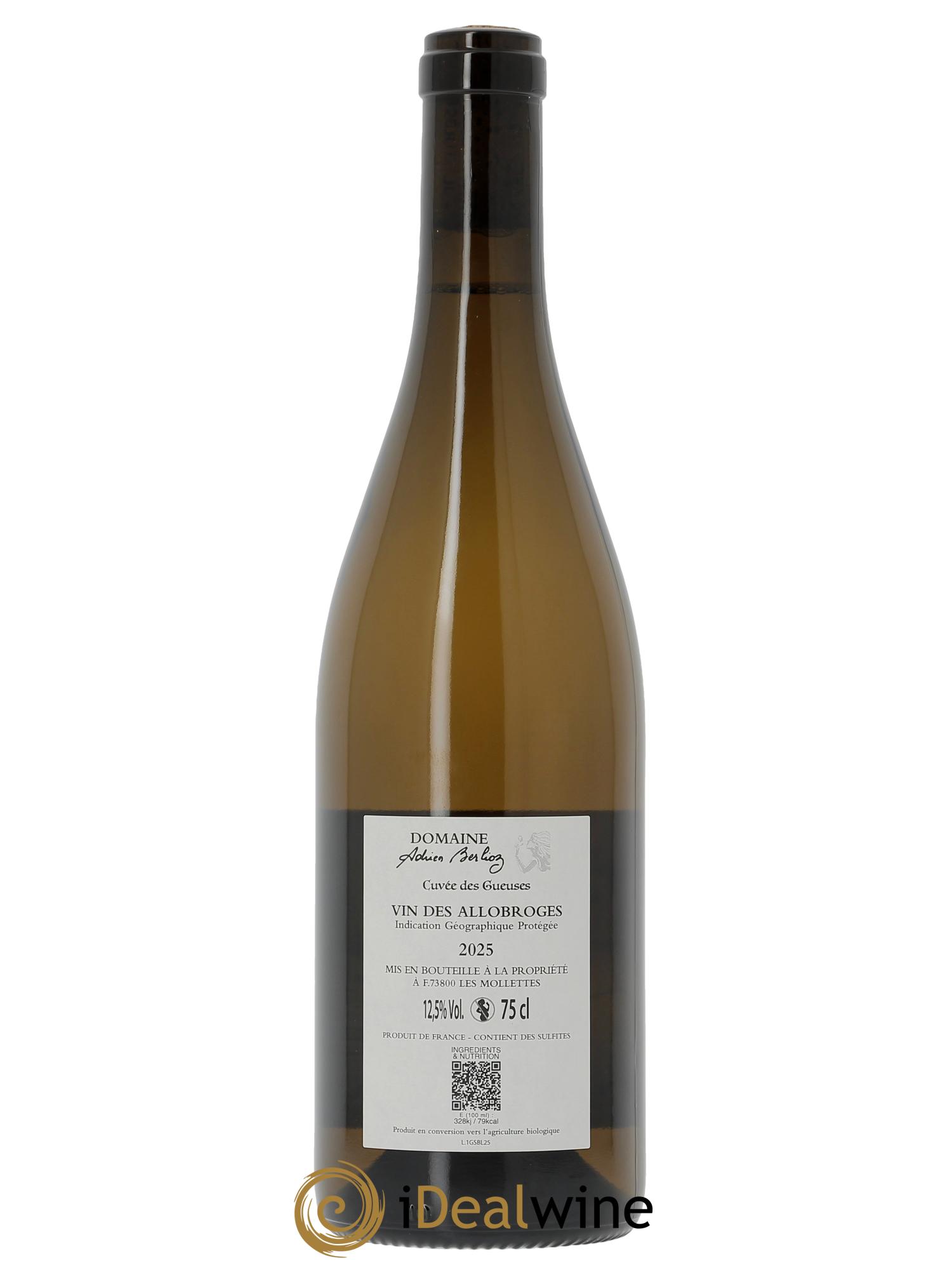 Vin de Savoie La Cuvée des Gueuses Adrien Berlioz 2025 - Lotto di 1 bottiglia - 1