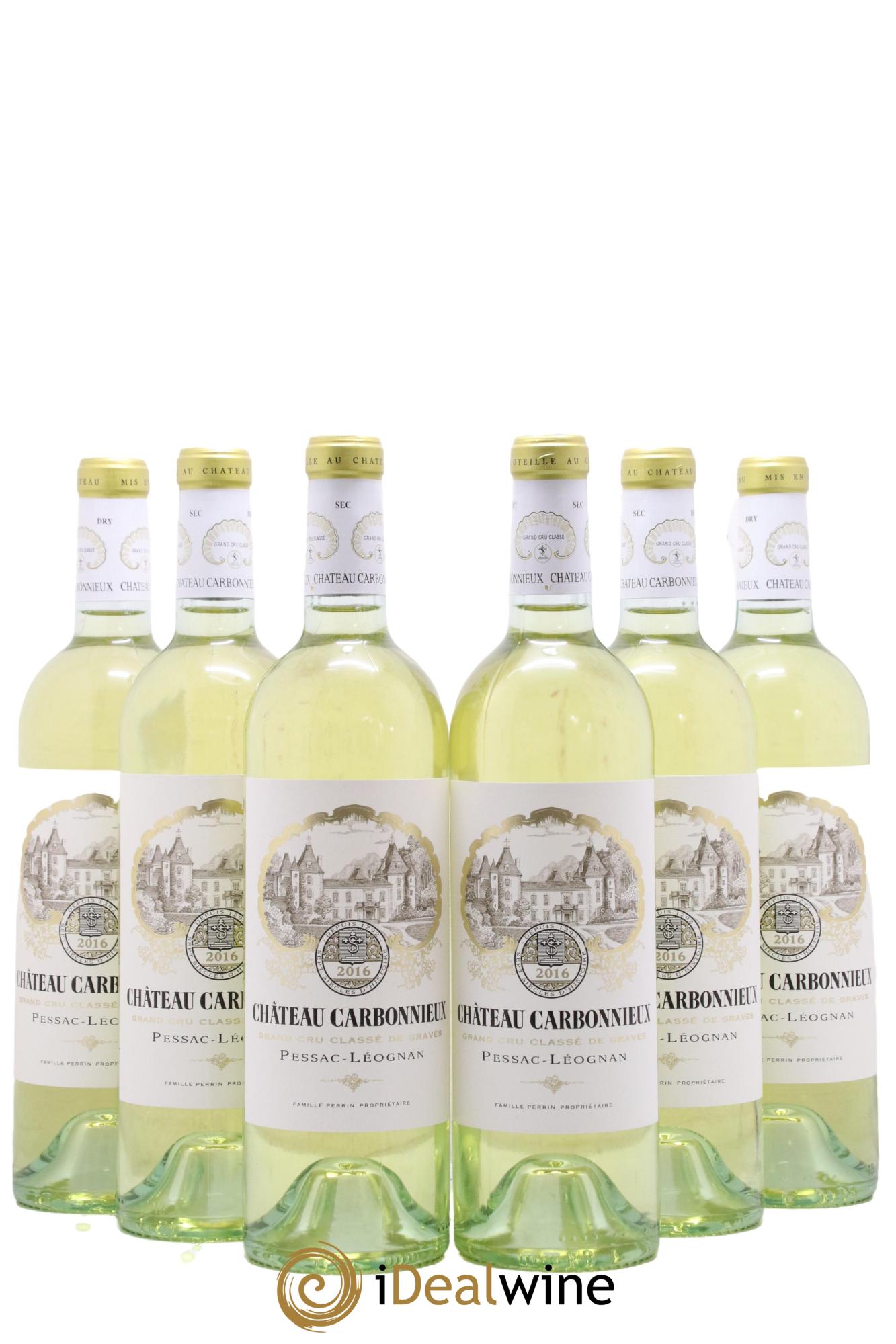 Château Carbonnieux Cru Classé de Graves 2016 - Lot de 6 bouteilles - 0