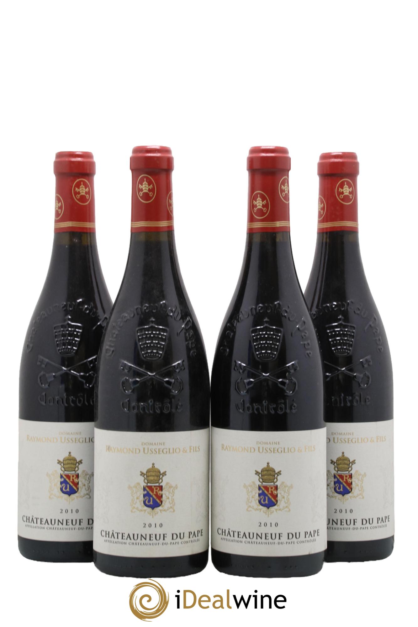 Châteauneuf-du-Pape Raymond Usseglio & Fils (Domaine) 2010 - Lot de 4 bouteilles - 0