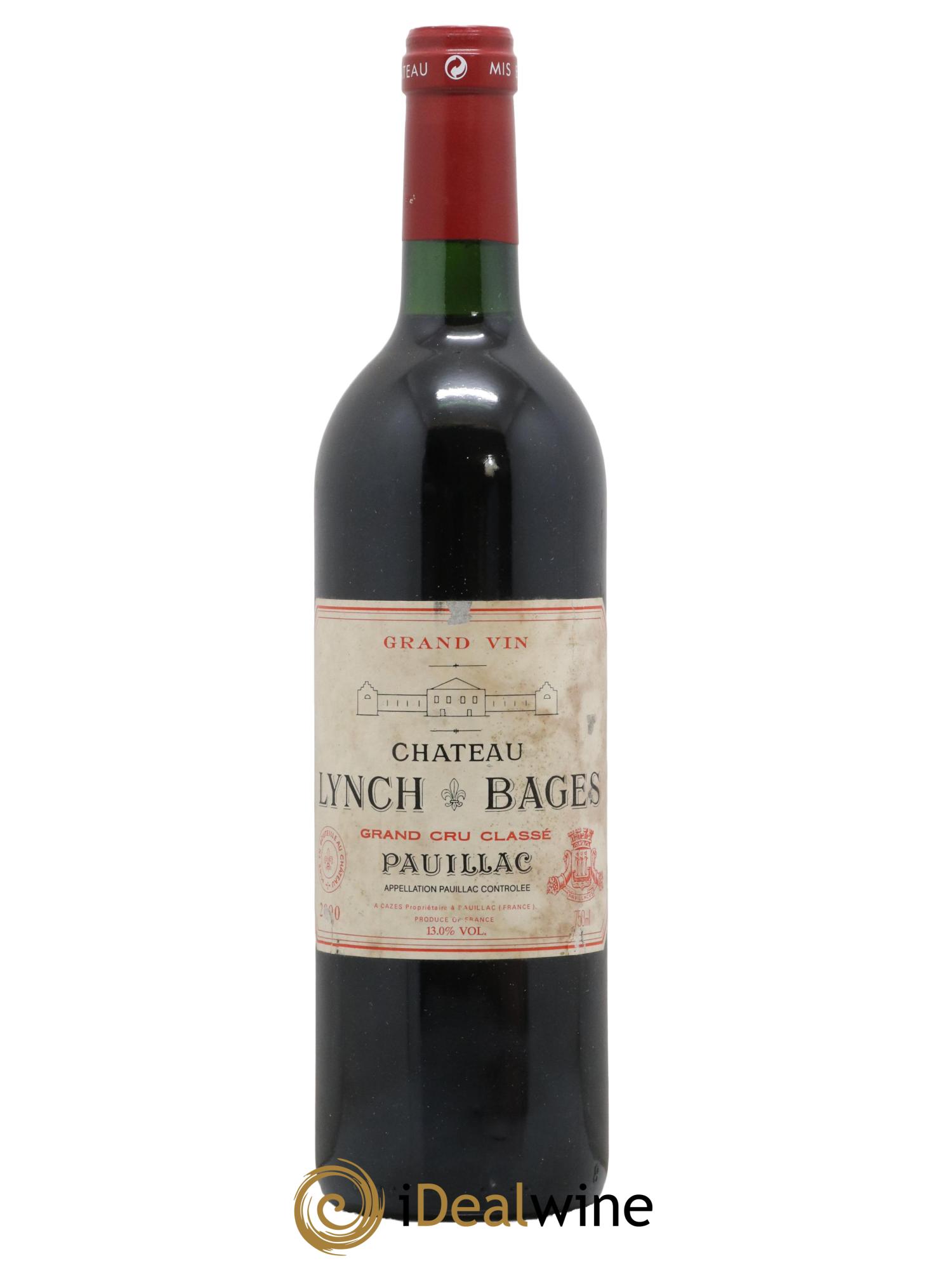 Château Lynch Bages 5ème Grand Cru Classé 2000 - Lot de 1 bouteille - 0