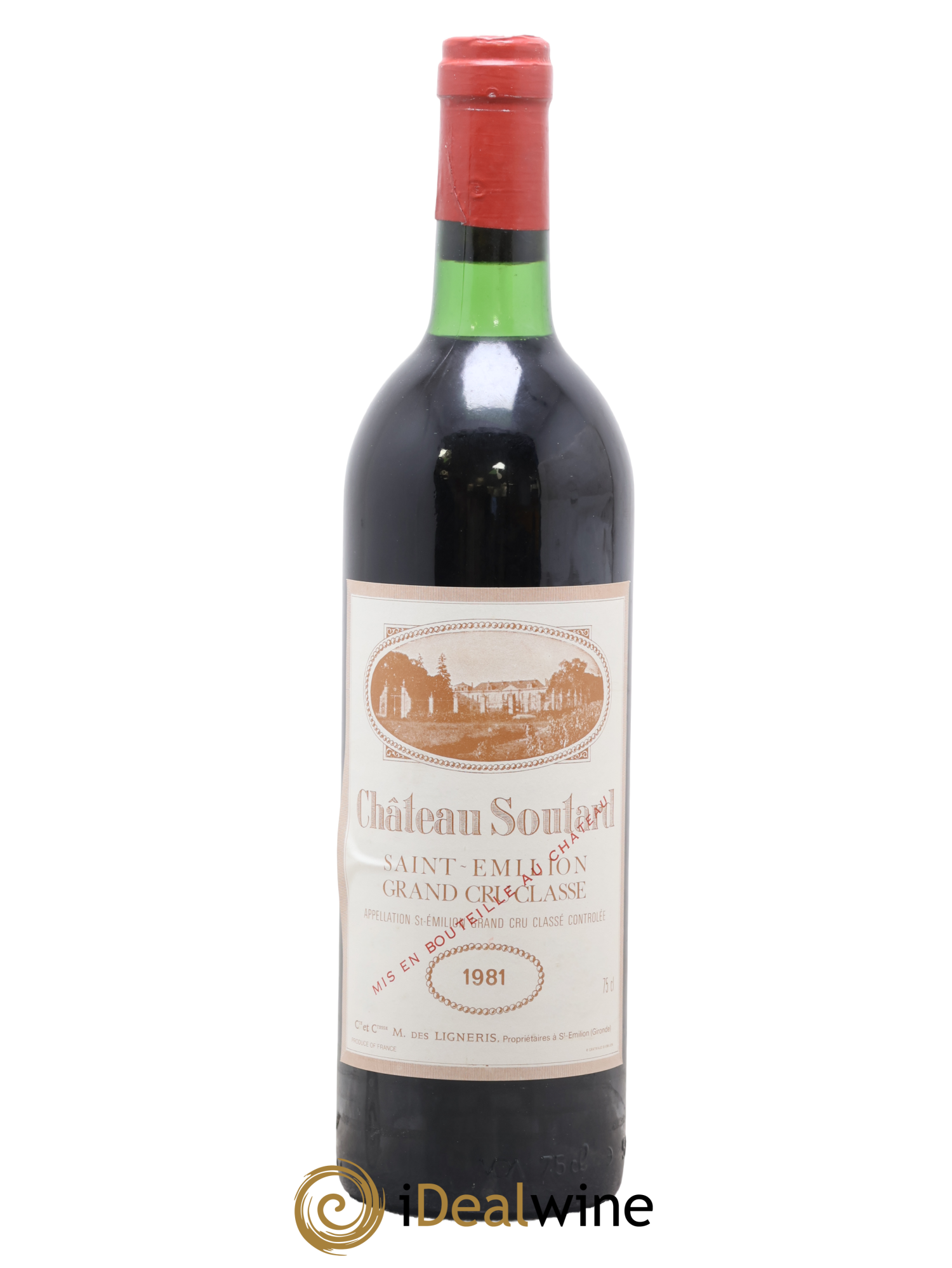 Château Soutard Grand Cru Classé 1981 - Lot de 1 bouteille - 0