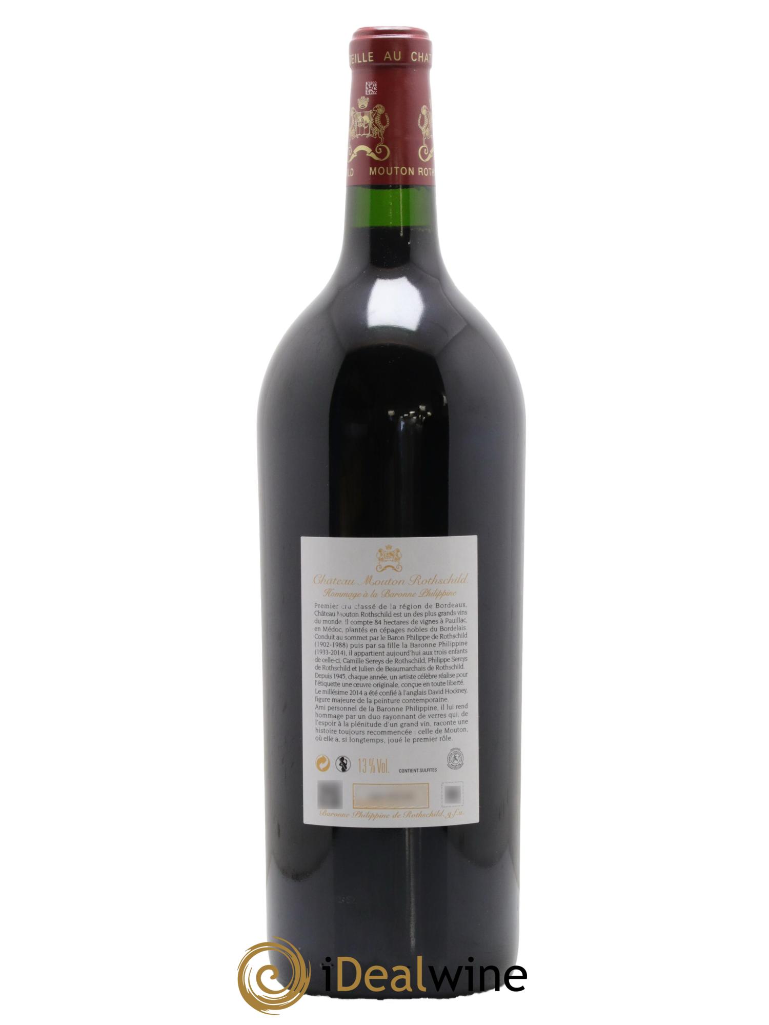Château Mouton Rothschild 1er Grand Cru Classé 2014 - Lot de 1 magnum - 2