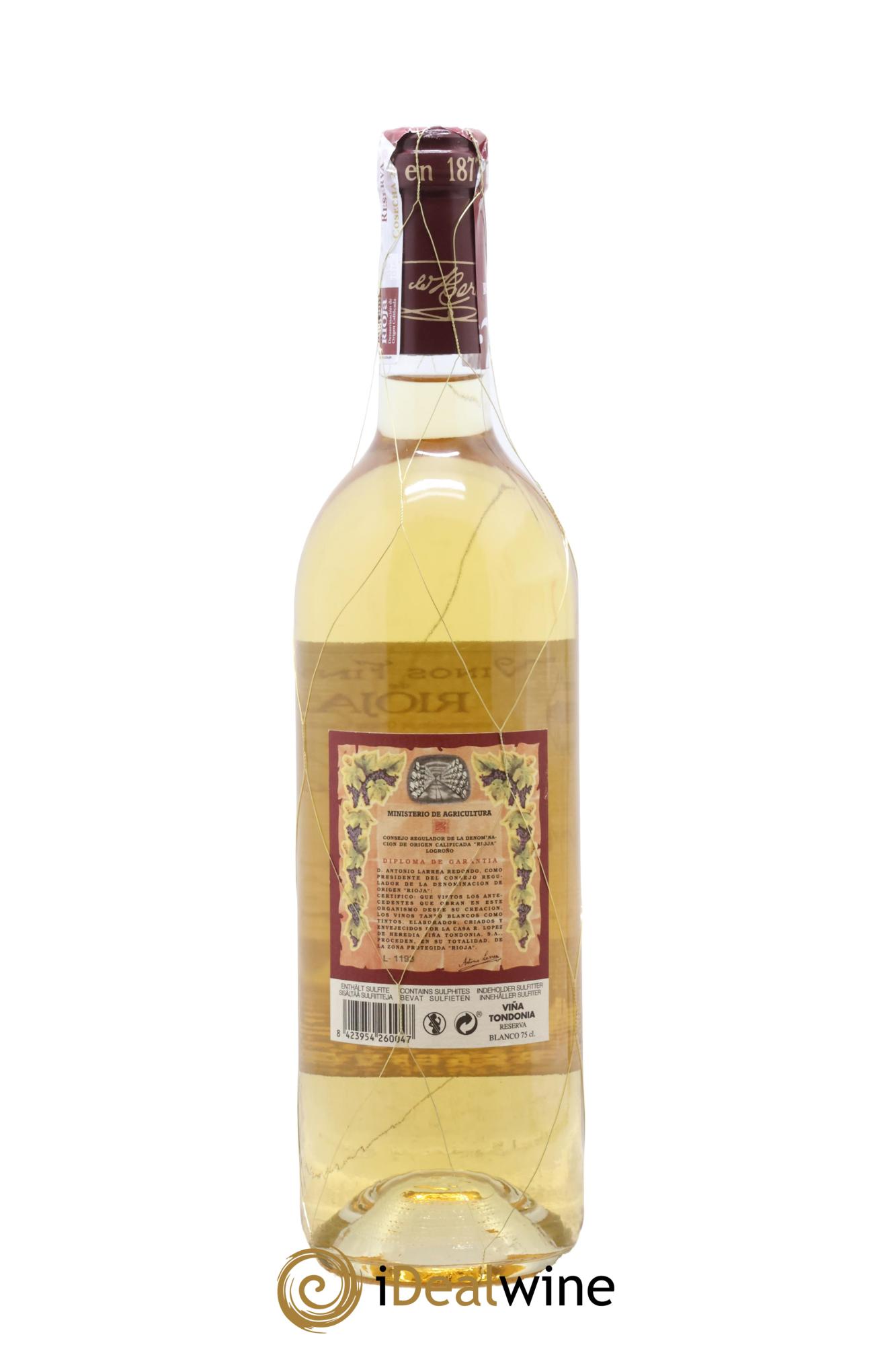Rioja DOCA Reserva Vina Tondonia R. Lopez de Heredia 2014 - Posten von 1 Flasche - 1