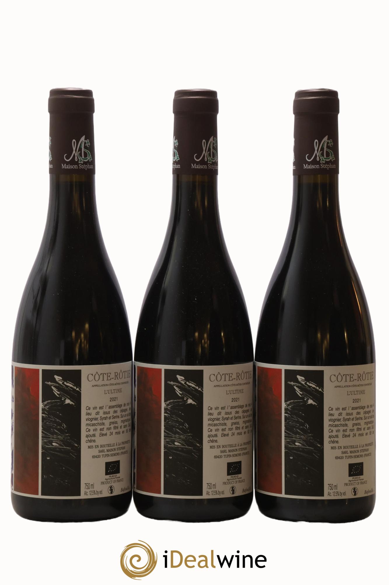 Côte-Rôtie L'Ultime Jean-Michel Stephan  2021 - Lot de 3 bouteilles - 0