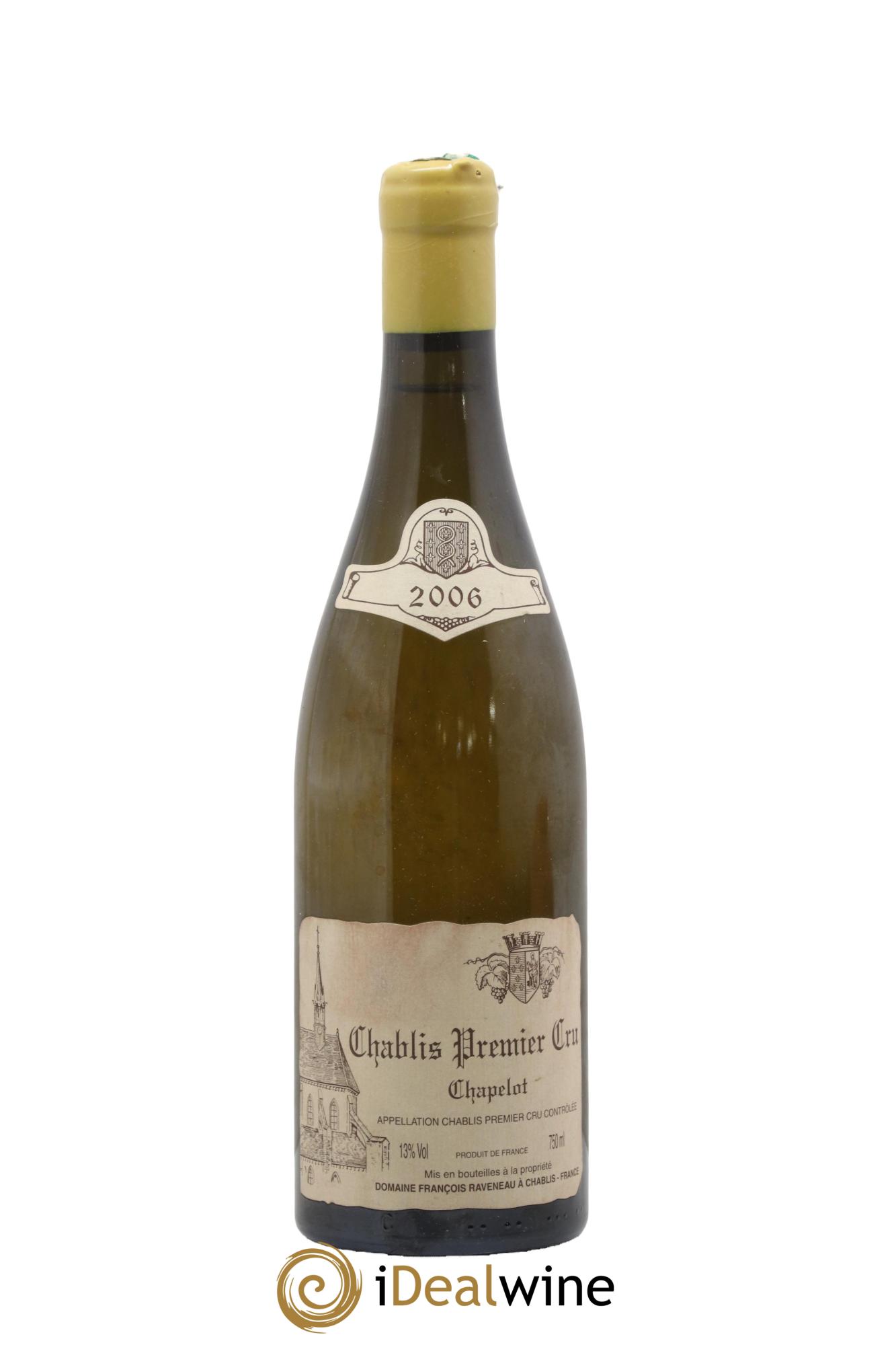 Chablis 1er Cru Chapelot Raveneau (Domaine) 2006 - Lot de 1 bouteille - 0