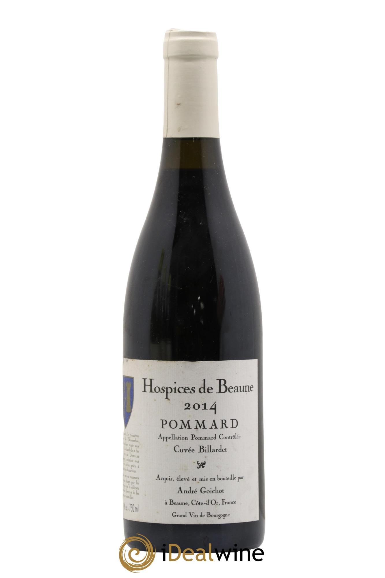 Pommard Cuvée Billardet André Goichot Hospices de Beaune 2014 - Lot de 1 bouteille - 0