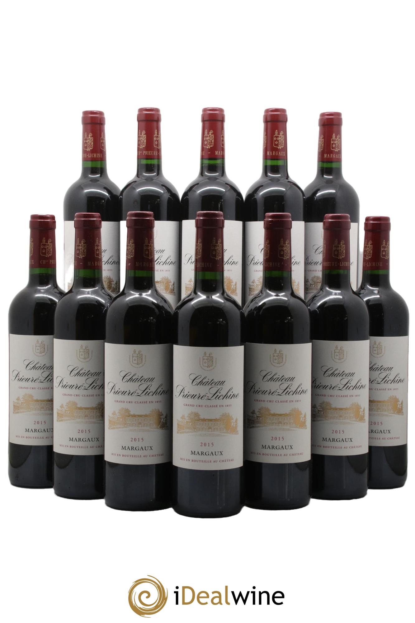 Château Prieuré Lichine 4ème Grand Cru Classé 2015 - Lotto di 12 bottiglie - 0