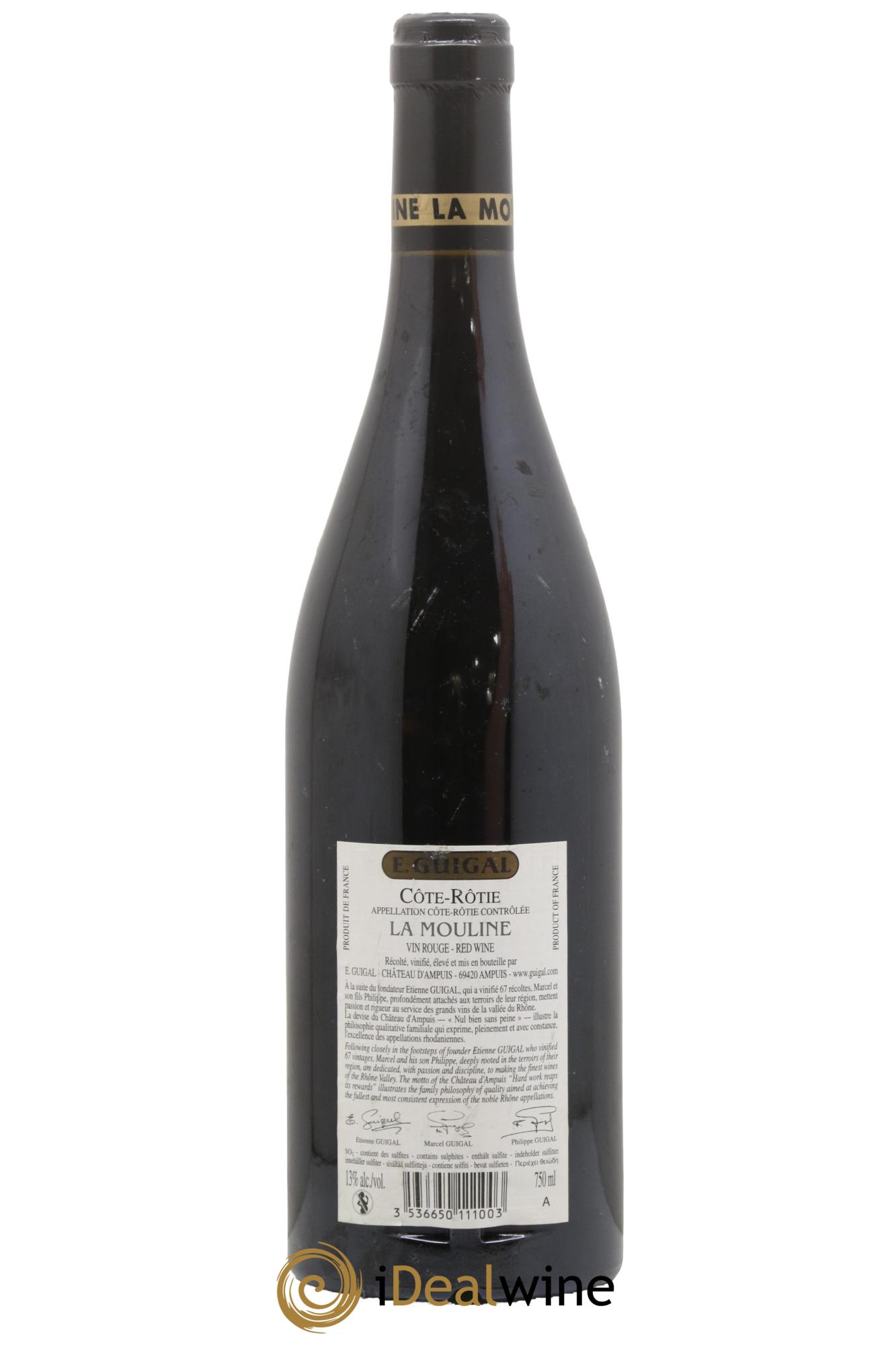 Côte-Rôtie La Mouline Guigal 2007 - Lot de 1 bouteille - 1