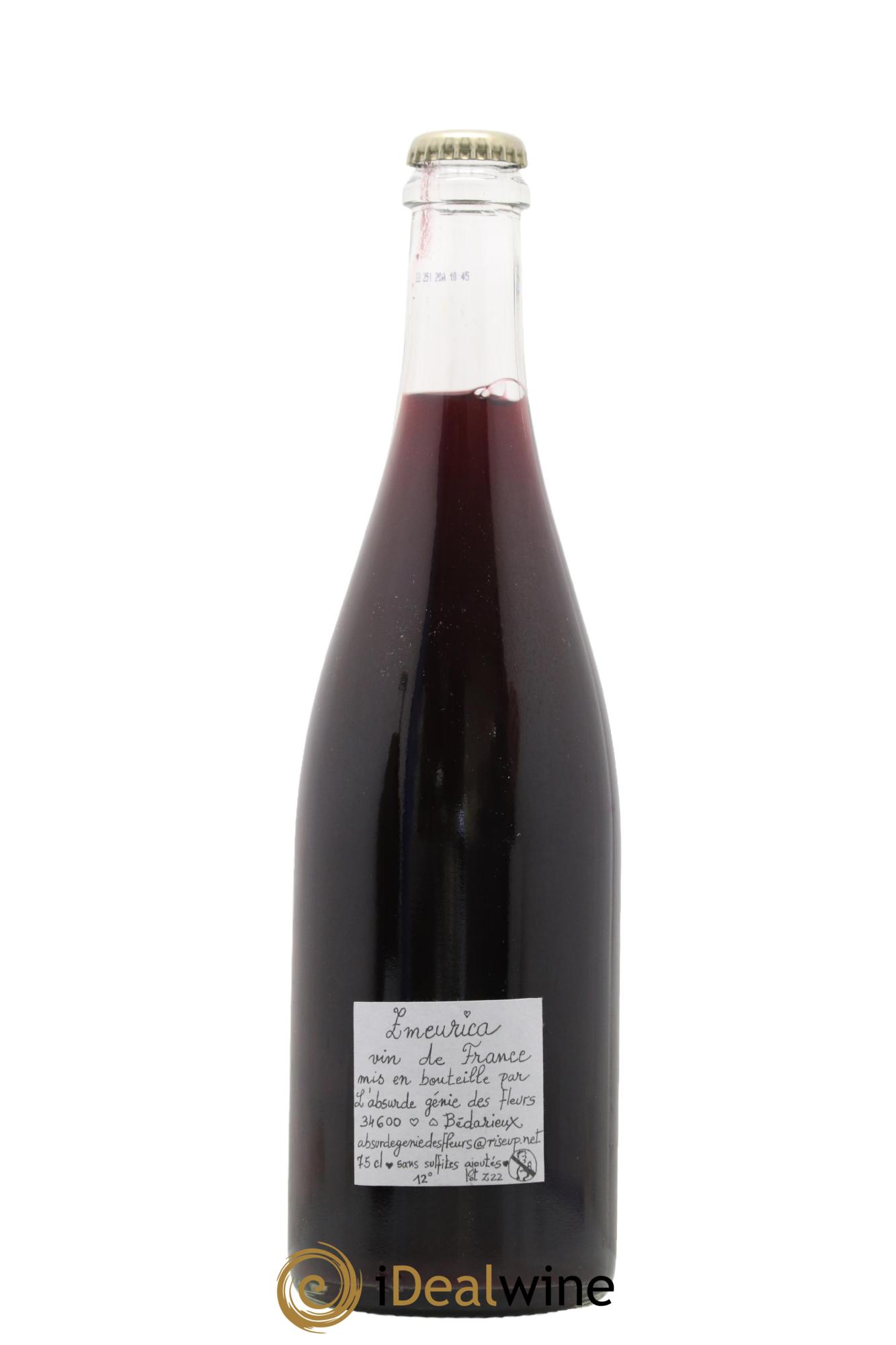 Vin de France Absurde Genie Des Fleurs Zmeurica 2022 - Lot de 1 bouteille - 1