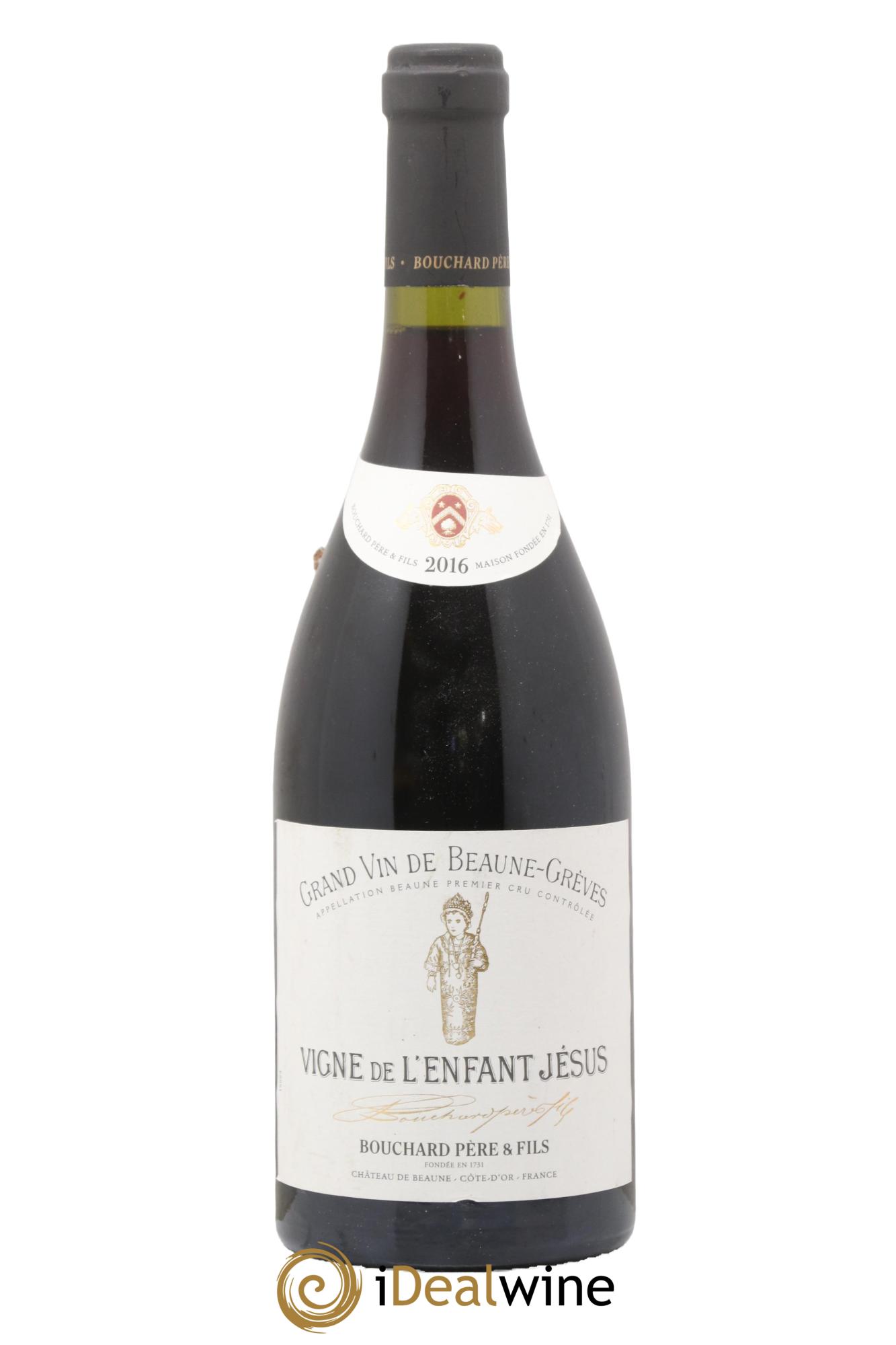 Beaune 1er Cru Grèves - Vigne de l'Enfant Jésus Bouchard Père & Fils 2016 - Lot de 1 bouteille - 0