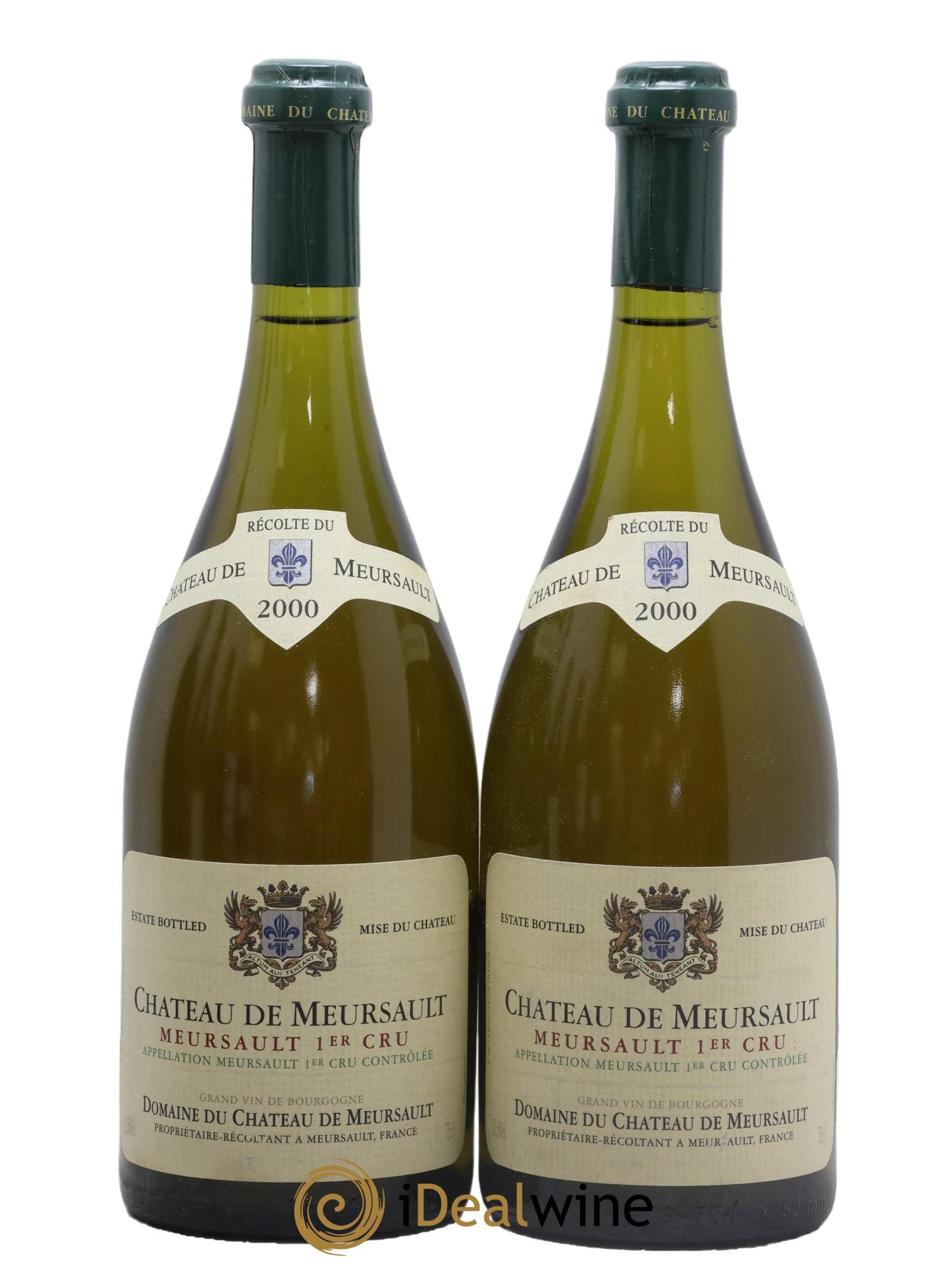 Meursault 1er Cru Château de Meursault 2000 - Lotto di 2 bottiglie - 0