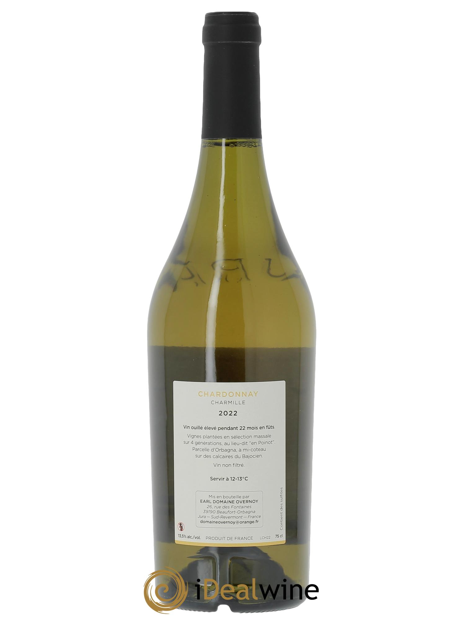 Côtes du Jura Charmille Chardonnay Guillaume Overnoy  2022 - Lot de 1 bouteille - 1